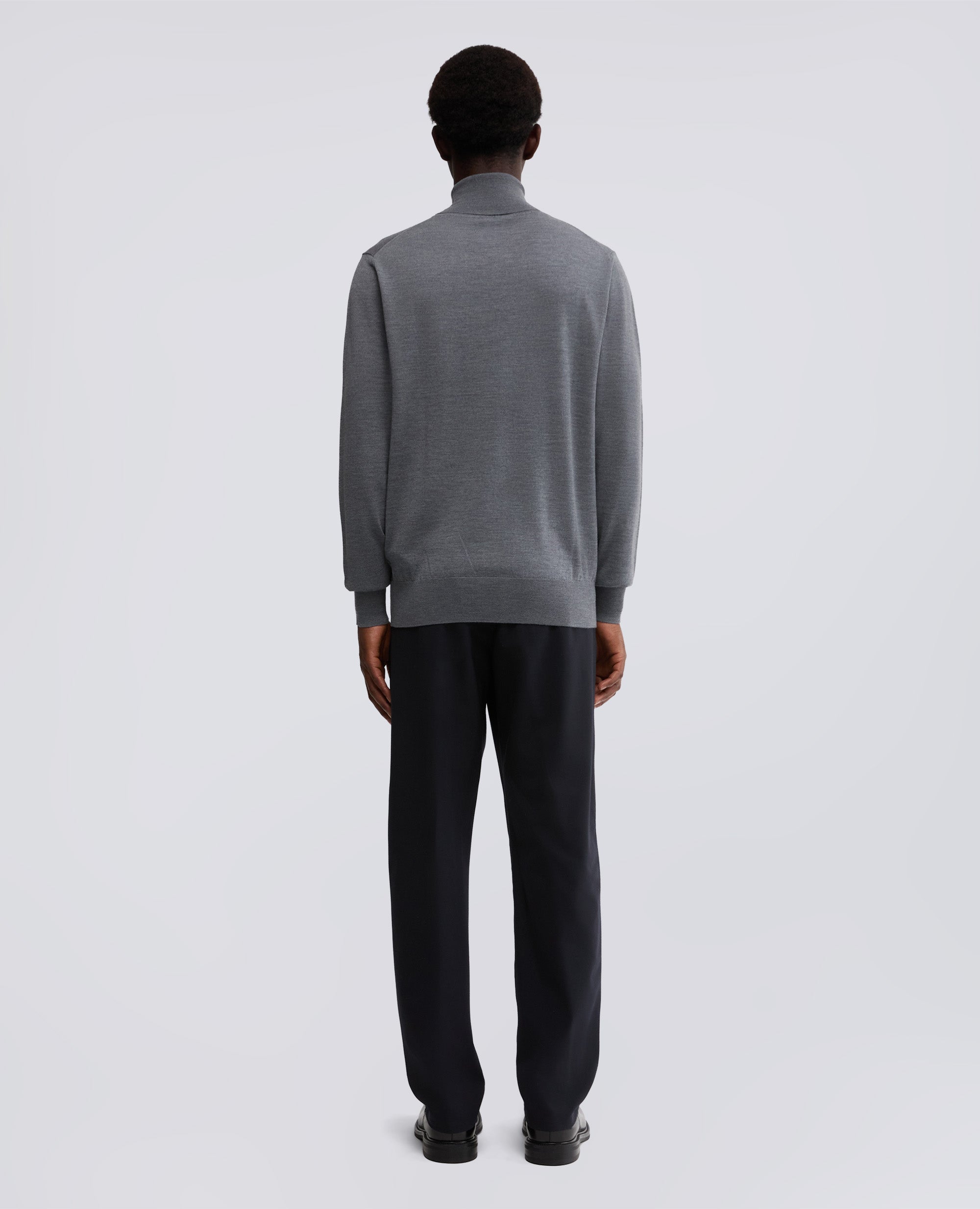 MAGLIA DOLCEVITA IN LANA MERINO - GRIGIO - ASPESI