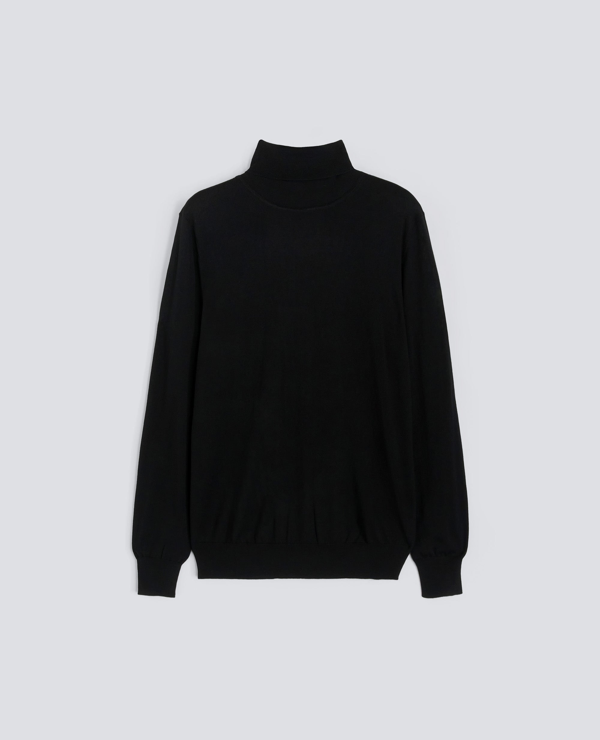 MAGLIA DOLCEVITA IN LANA MERINO - NERO - ASPESI