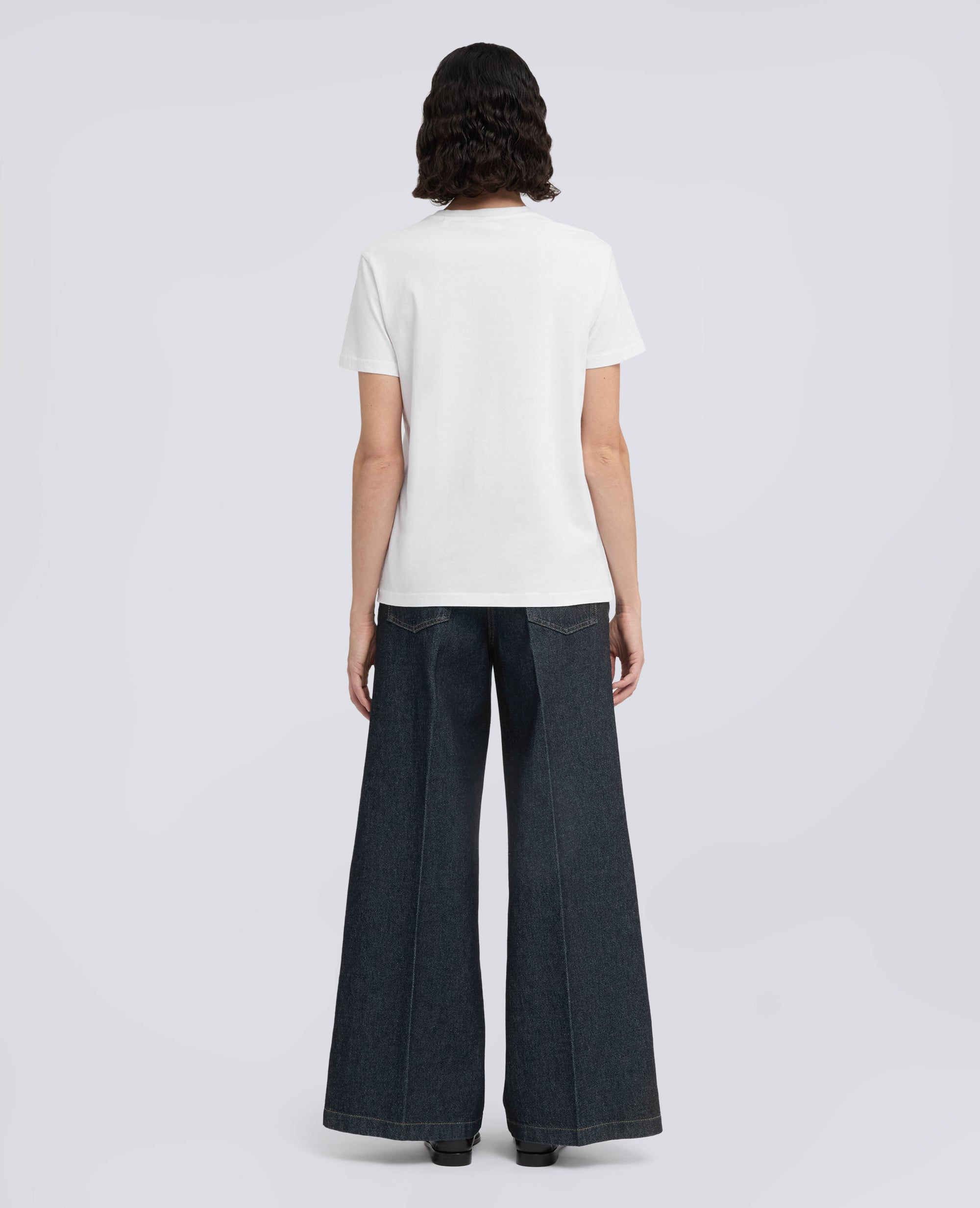 T-SHIRT IN JERSEY DI COTONE CON STAMPA -SILENZIO- - BIANCO - ASPESI