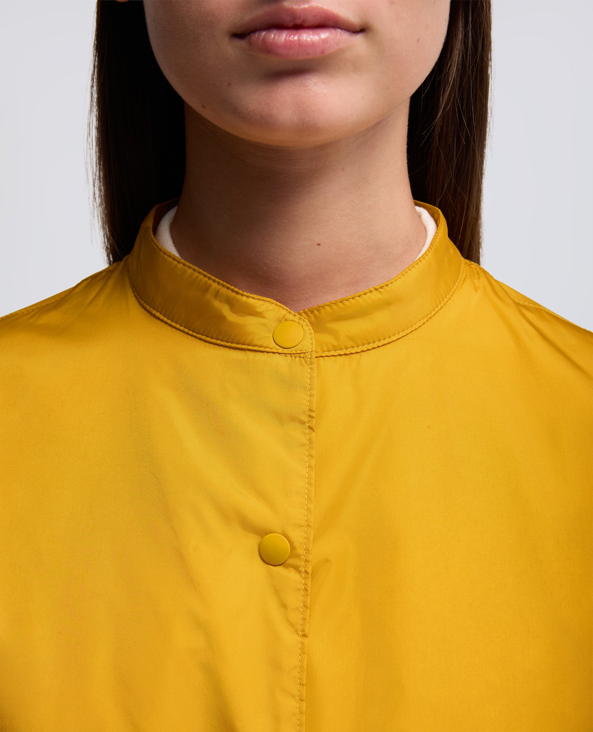 TECHNISCHE HEMDJACKE AUS TAFT - GIALLO - ASPESI