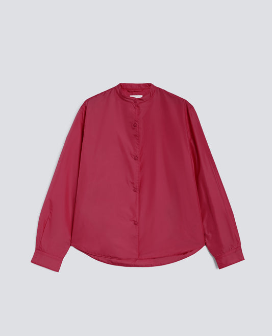 TECHNISCHE HEMDJACKE AUS TAFT - ROSSO - ASPESI