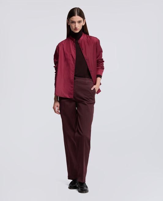 TECHNISCHE HEMDJACKE AUS TAFT - ROSSO - ASPESI