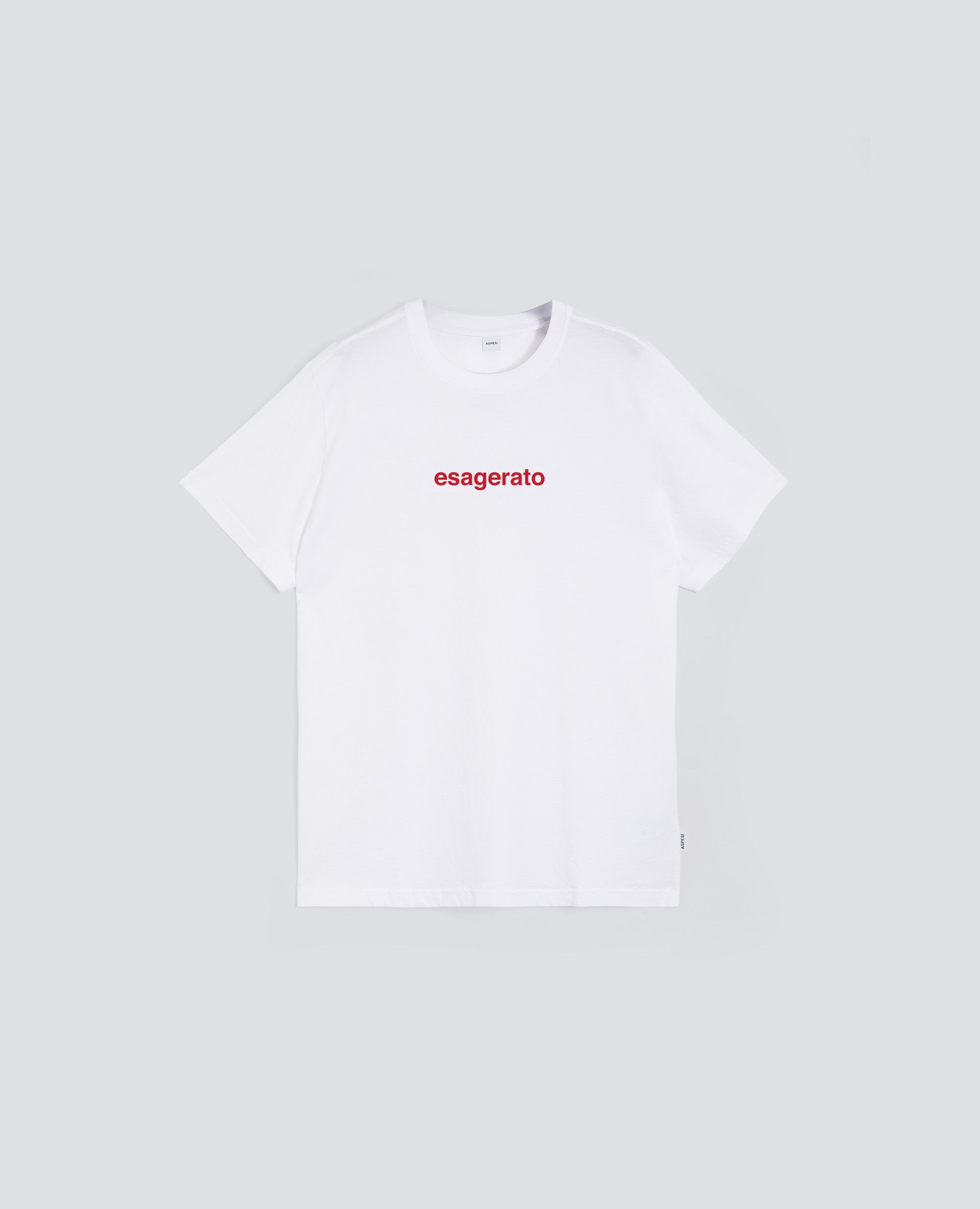T-SHIRT IN JERSEY DI COTONE - BIANCO - ASPESI
