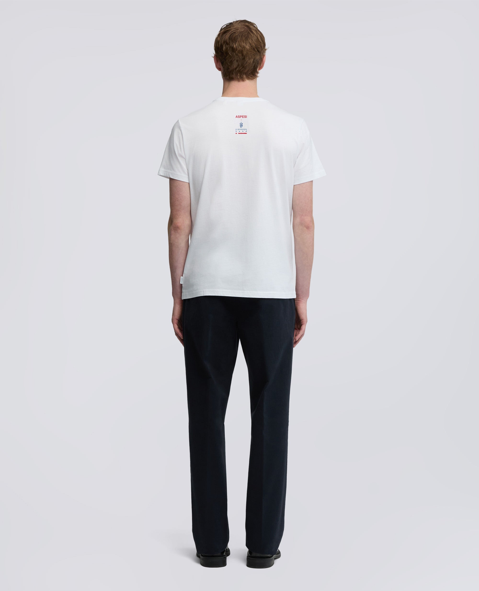 T-SHIRT IN JERSEY DI COTONE - BIANCO - ASPESI