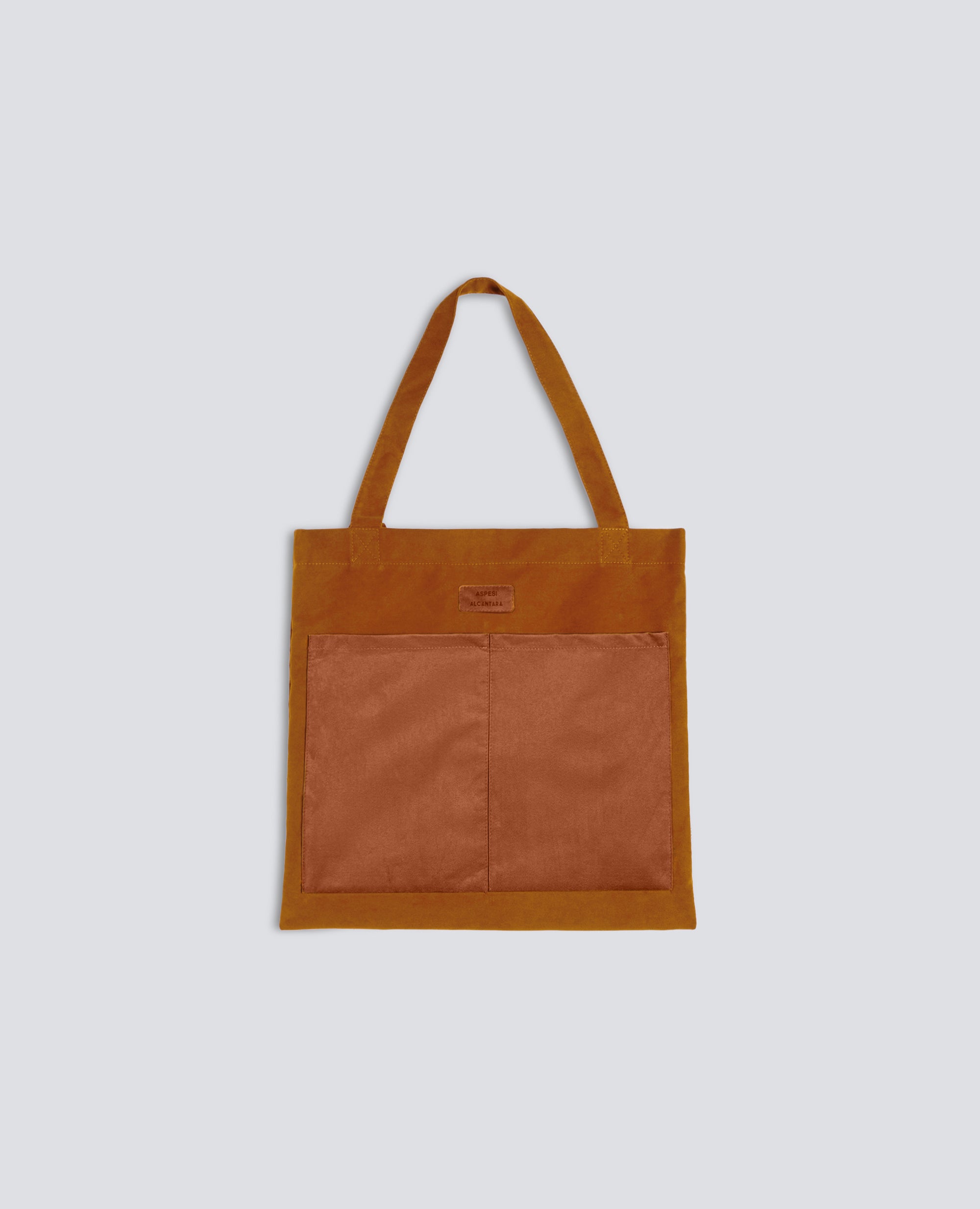 BORSA SHOPPING IN ALCANTARA® - MARRONE - ASPESI