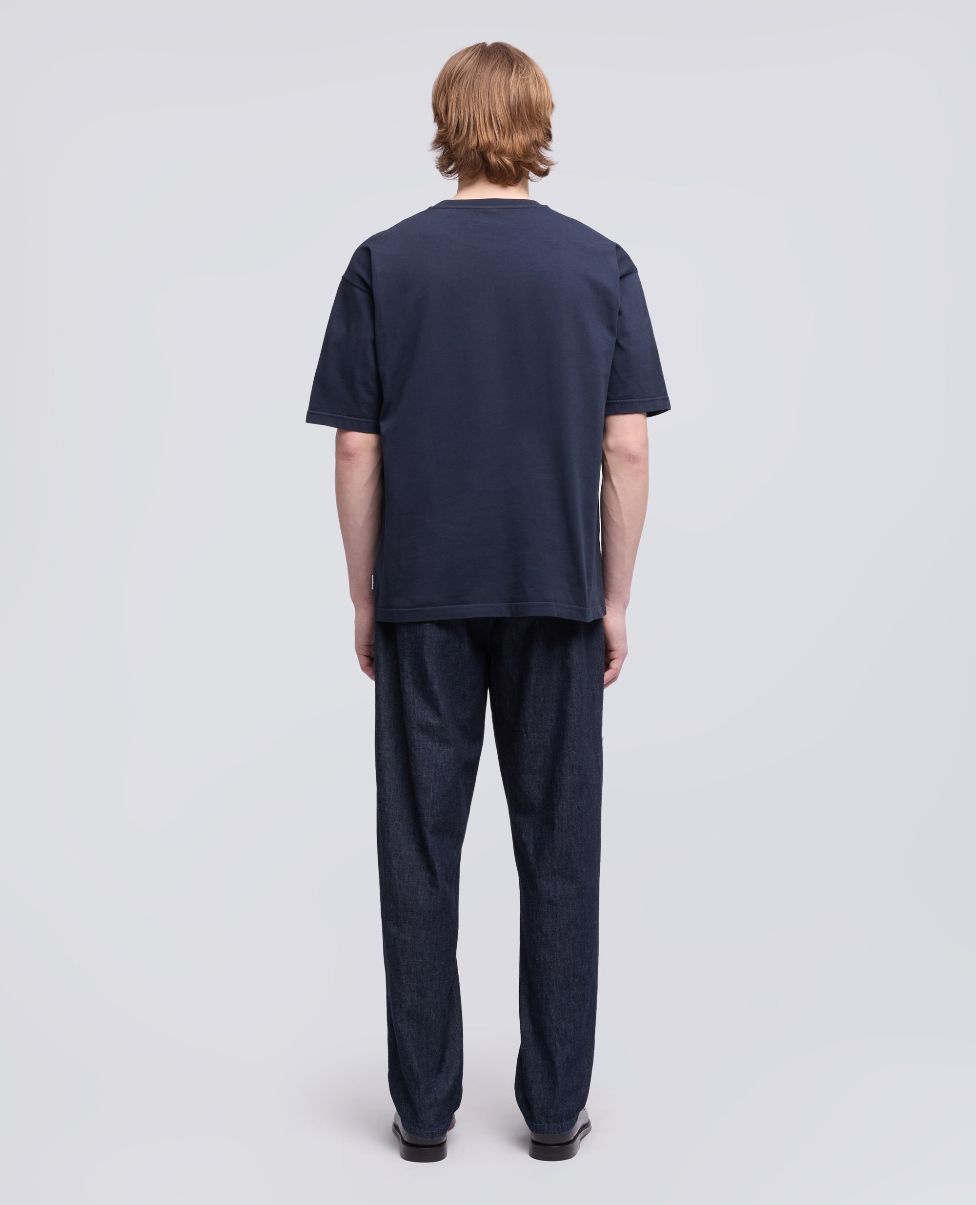 T-SHIRT -NOT THIS YEAR- IN JERSEY DI COTONE - BLU - ASPESI