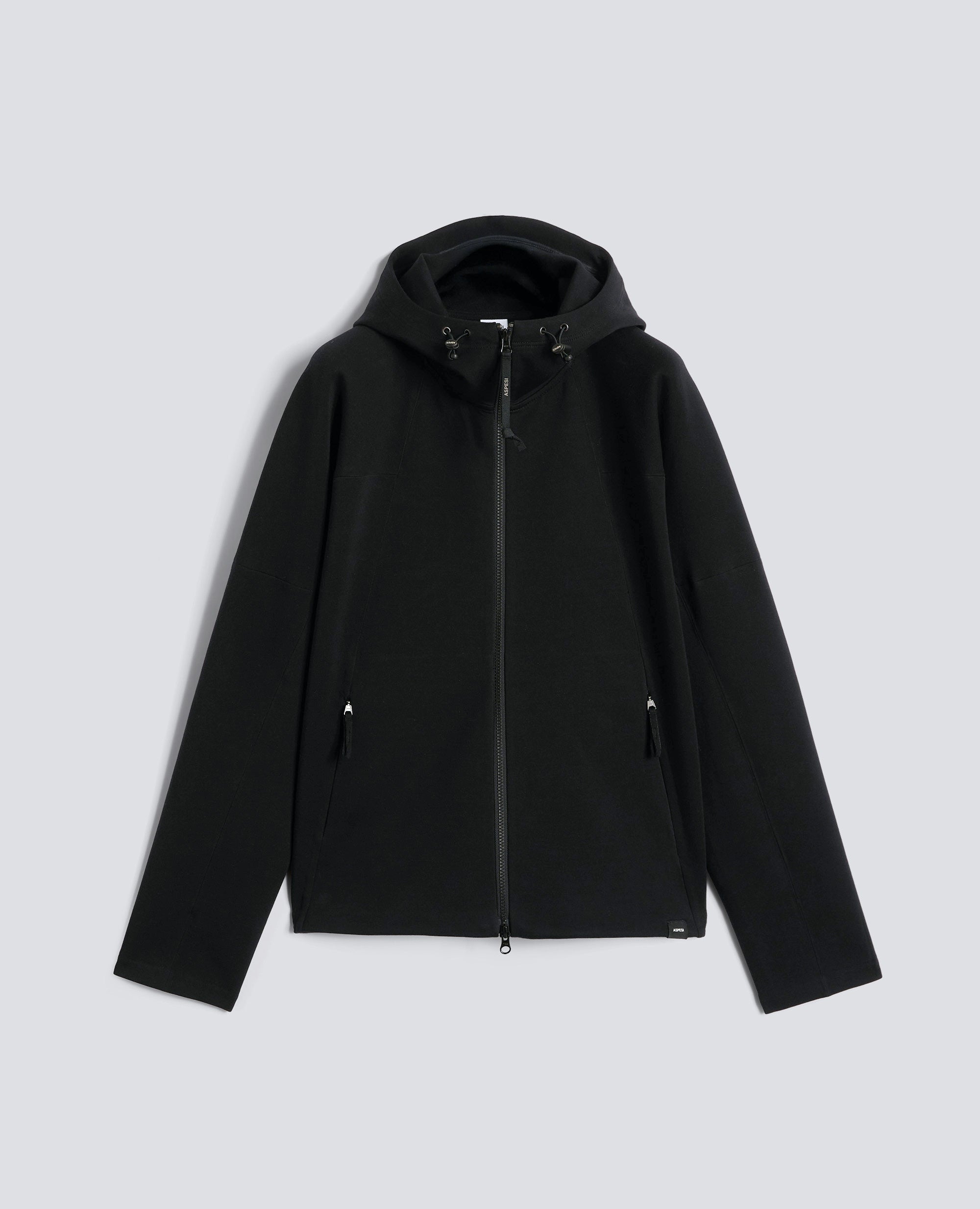 VESTE ASWEAT EN COTON ET POLYESTER TECHNIQUE - NERO - ASPESI