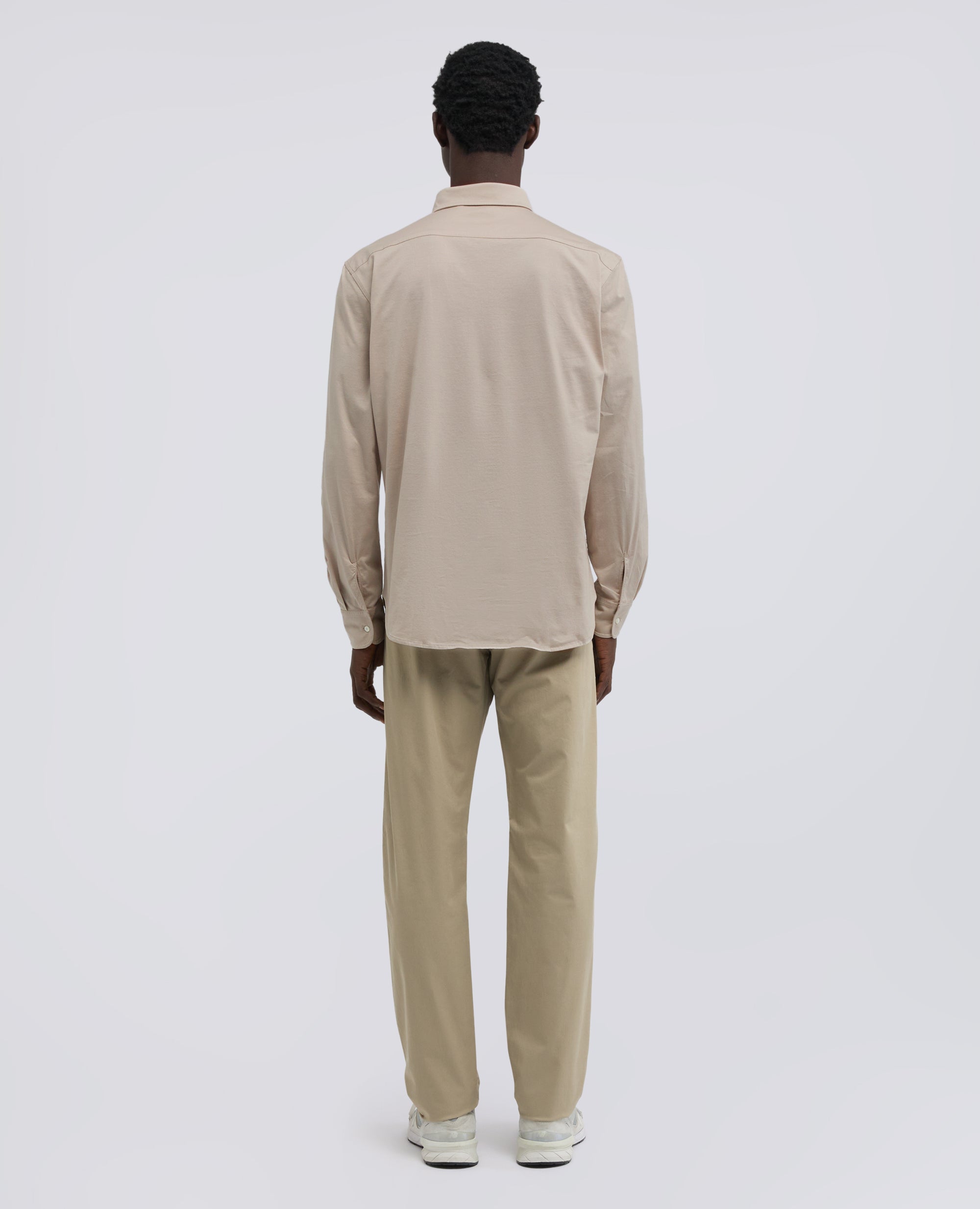 CAMICIA IN JERSEY DI COTONE - BEIGE - ASPESI