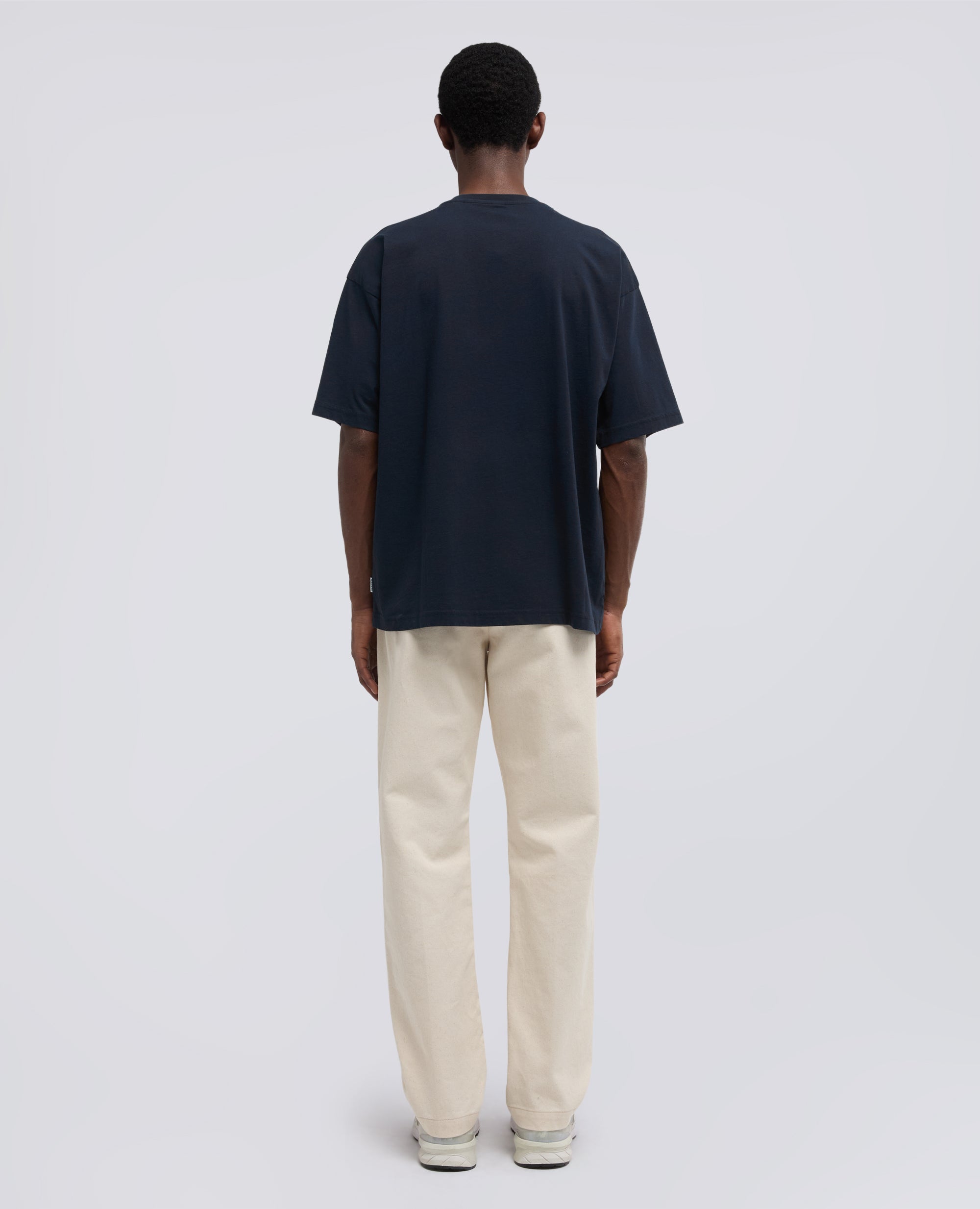 T-SHIRT IN JERSEY DI COTONE CON STAMPA -NON E COME SEMBRA- - BLU - ASPESI