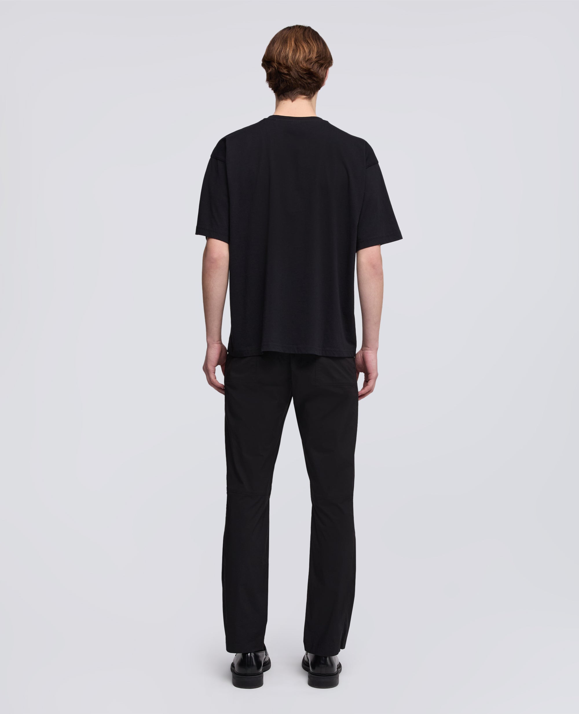 T-SHIRT IN JERSEY DI COTONE CON STAMPA -SBAGLIATO- - NERO - ASPESI