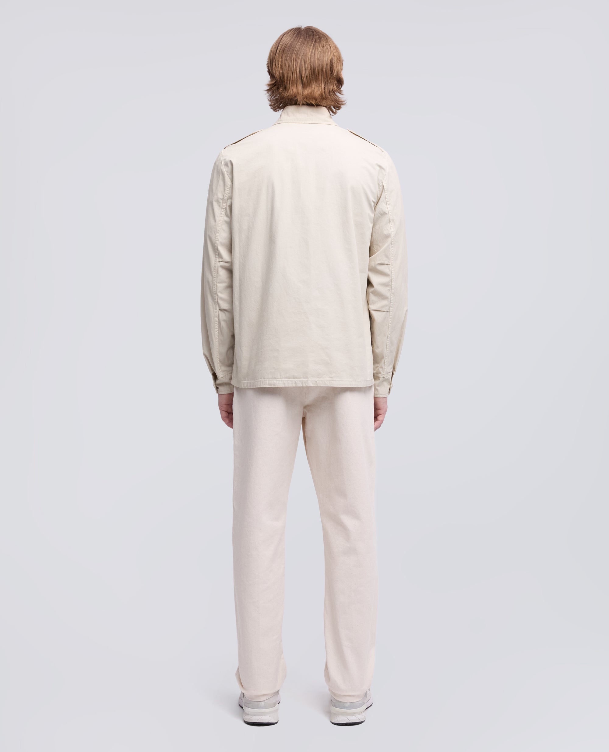 CAMICIA MILITARE IN COTONE - BEIGE - ASPESI