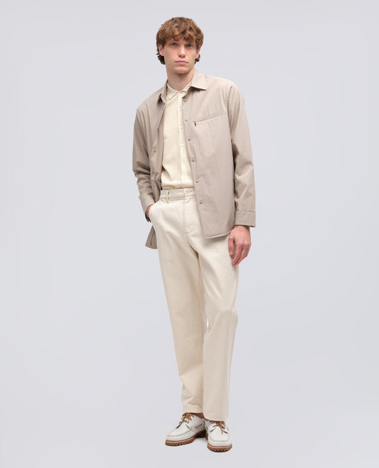 CAMICIA IN POPELINE COTONE-NYLON STRETCH - BEIGE - ASPESI