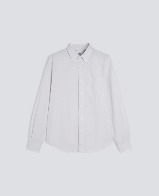 CAMICIA IN COTONE OXFORD CON COLLO BUTTON DOWN - GRIGIO - ASPESI