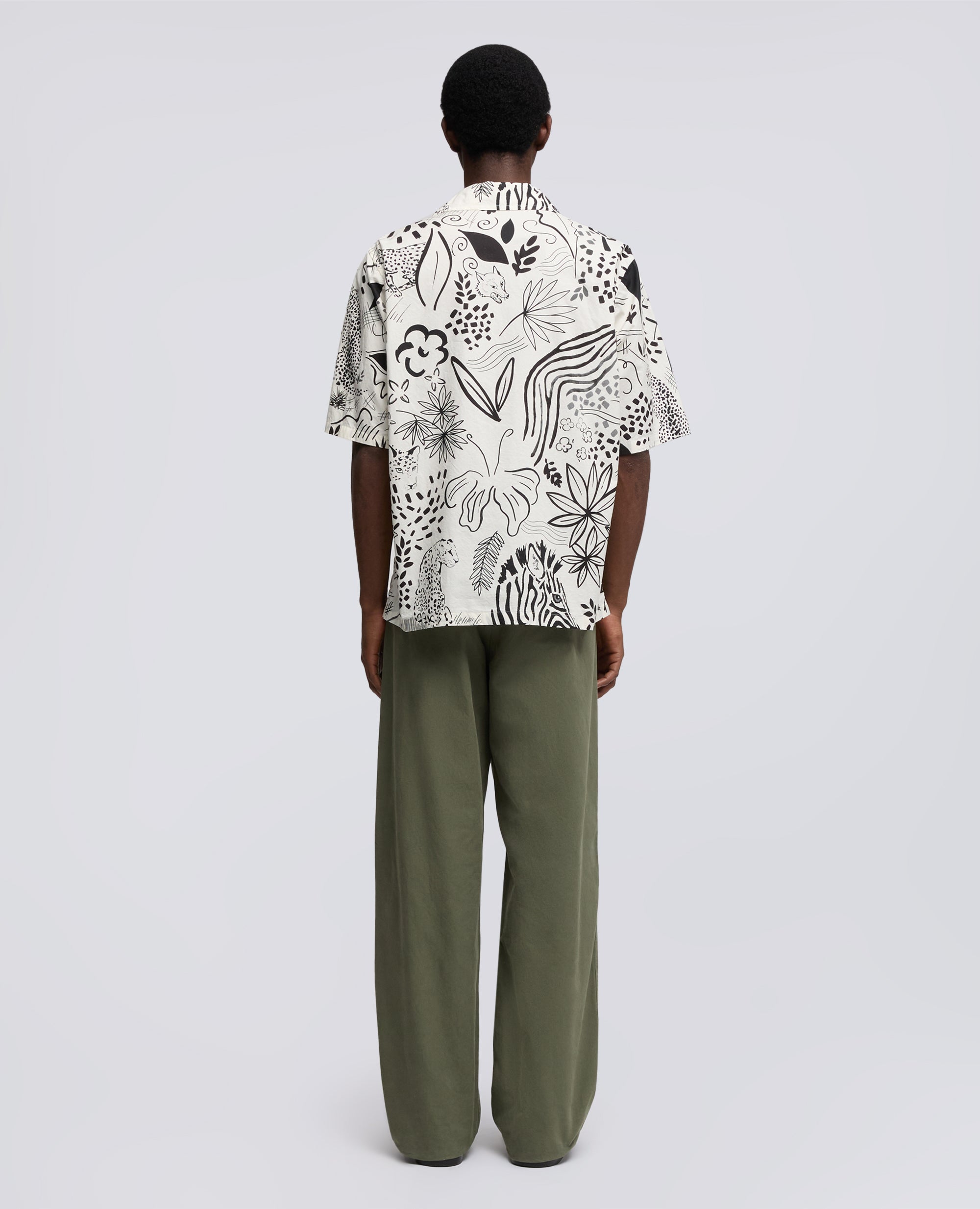 CAMICIA A MANICHE CORTE IN POPELINE DI COTONE - NATURALE - ASPESI