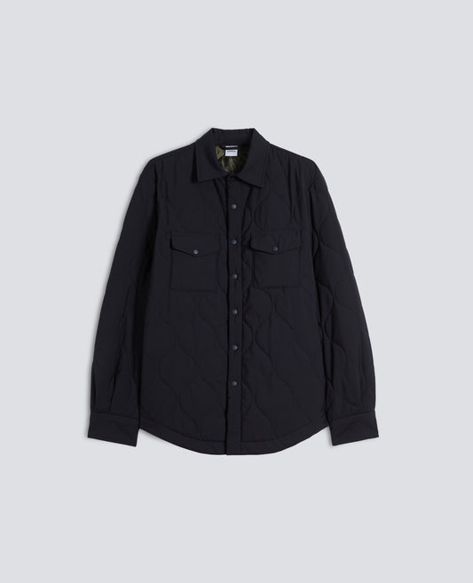 CAMICIA MOD. 13 IN LANA-POLIESTERE - BLU - ASPESI