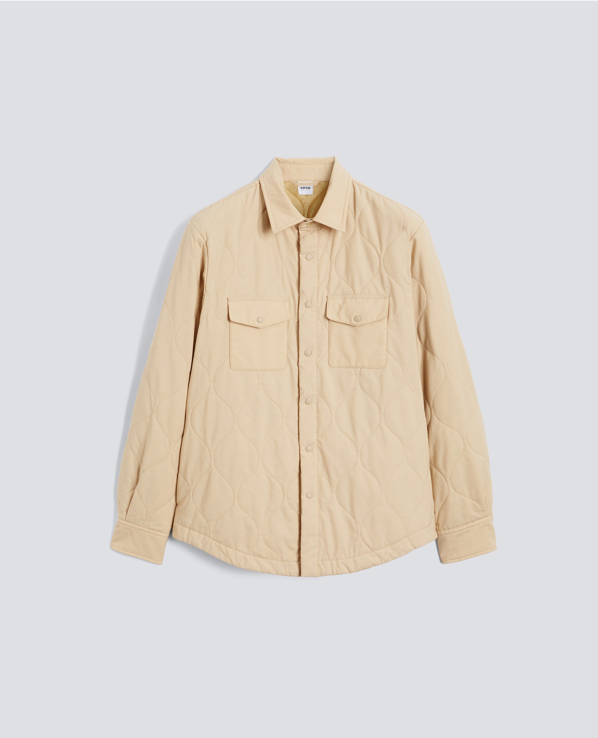 CAMICIA MOD. 13 IN LANA-POLIESTERE - BEIGE - ASPESI