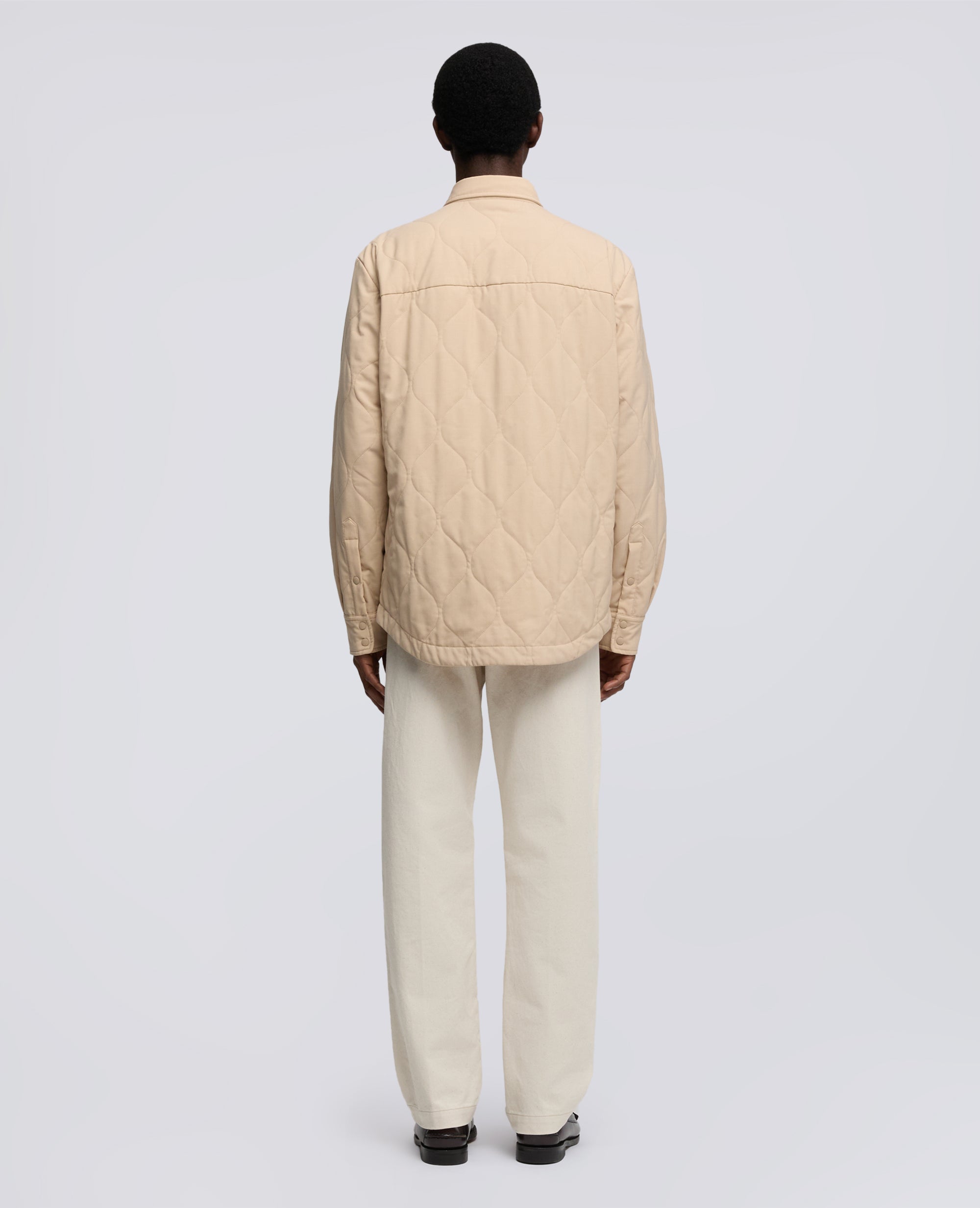 CAMICIA MOD. 13 IN LANA-POLIESTERE - BEIGE - ASPESI