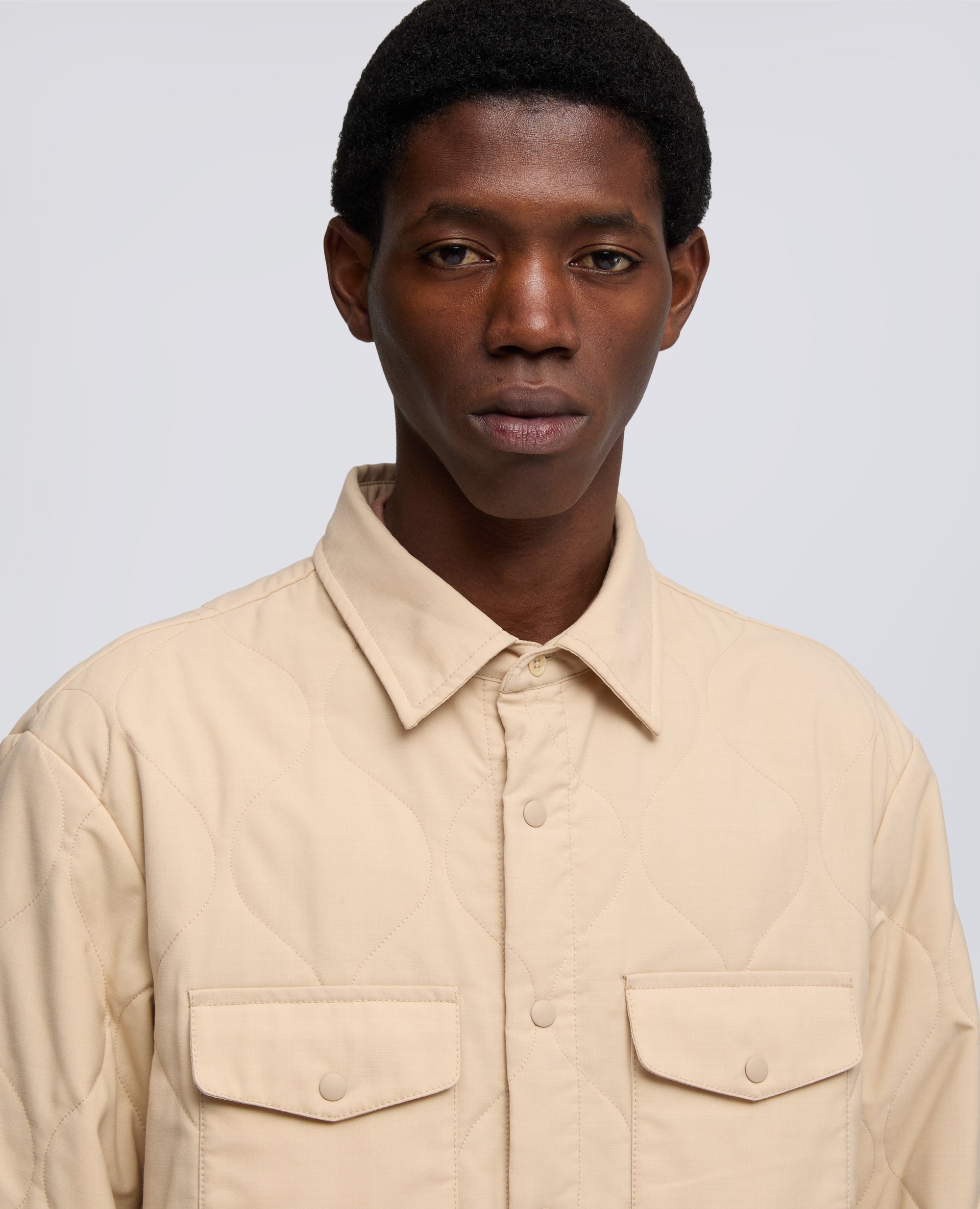 CAMICIA MOD. 13 IN LANA-POLIESTERE - BEIGE - ASPESI