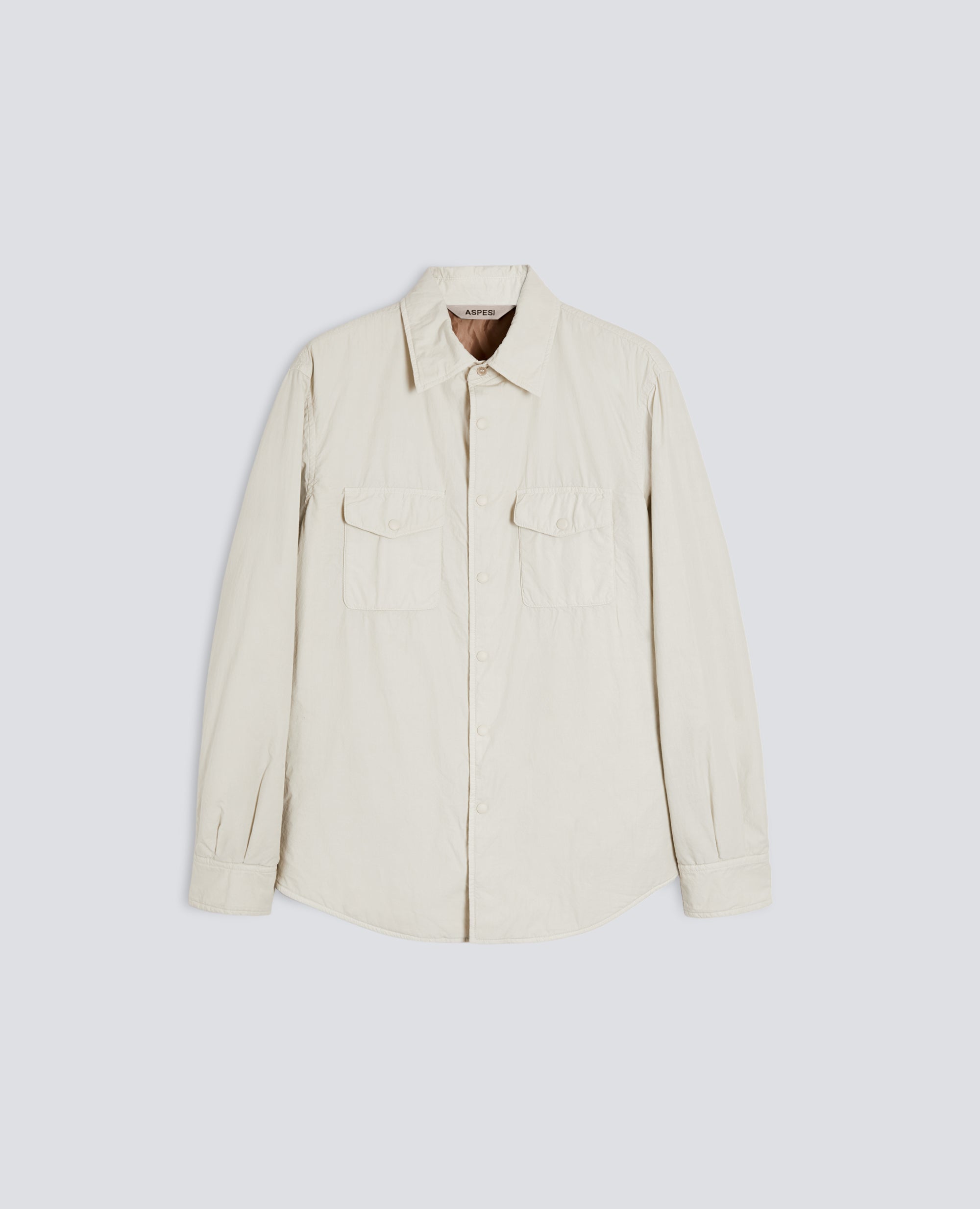 CAMICIA MOD. 13 IN POPELINE DI COTONE - BEIGE - ASPESI