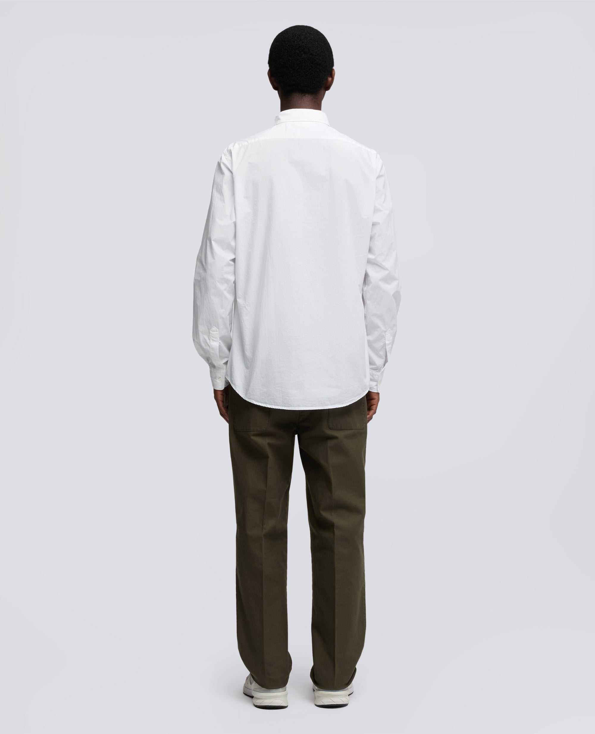 CAMICIA IN POPELINE DI COTONE LEGGERO - BIANCO - ASPESI