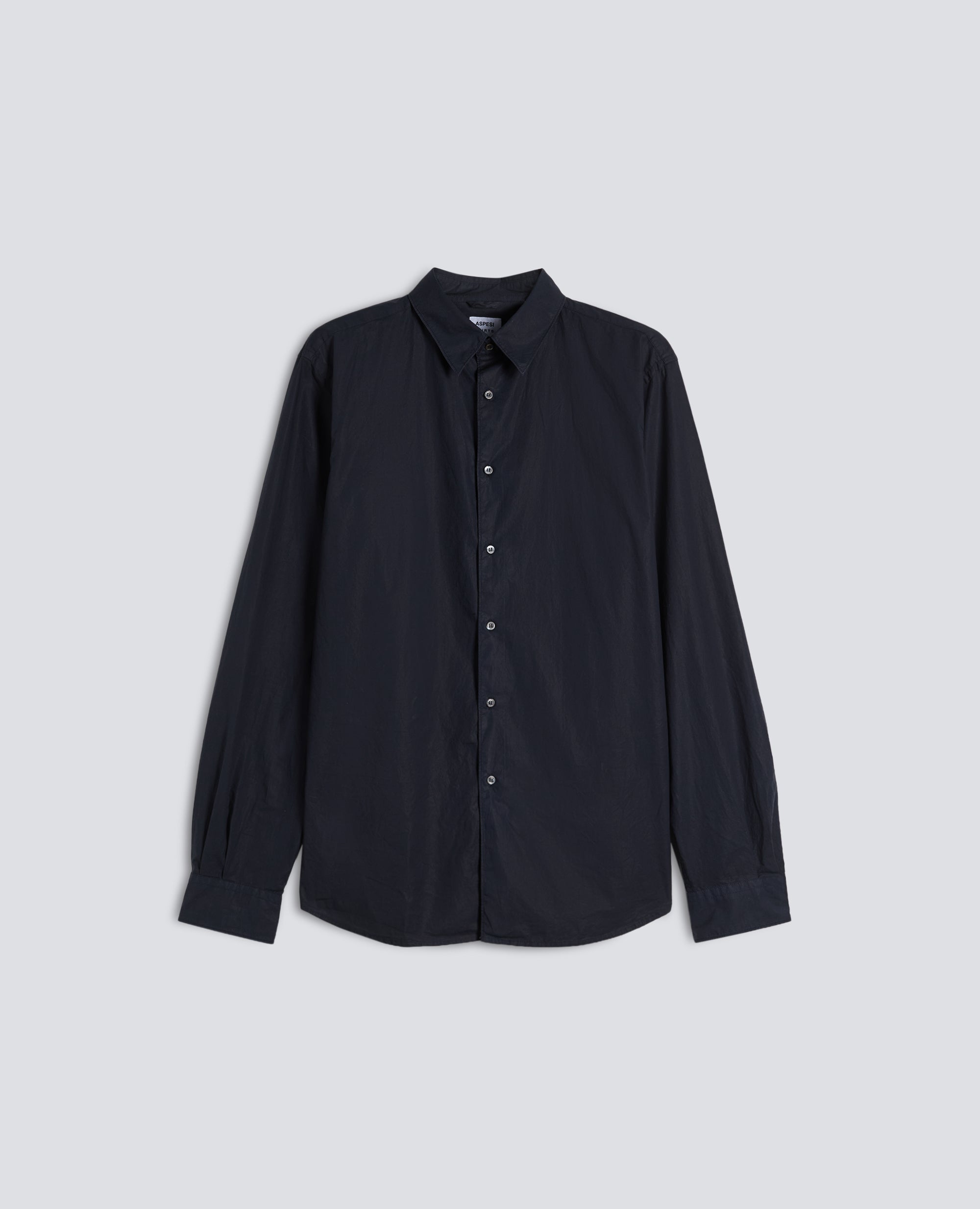 CAMISA LIGERA DE ALGODON DE POPELINA - BLU - ASPESI