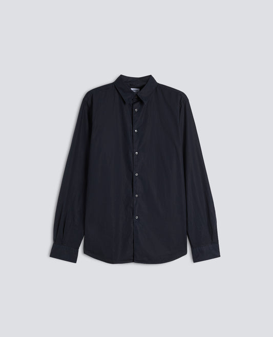 CAMICIA IN POPELINE DI COTONE LEGGERO - BLU - ASPESI