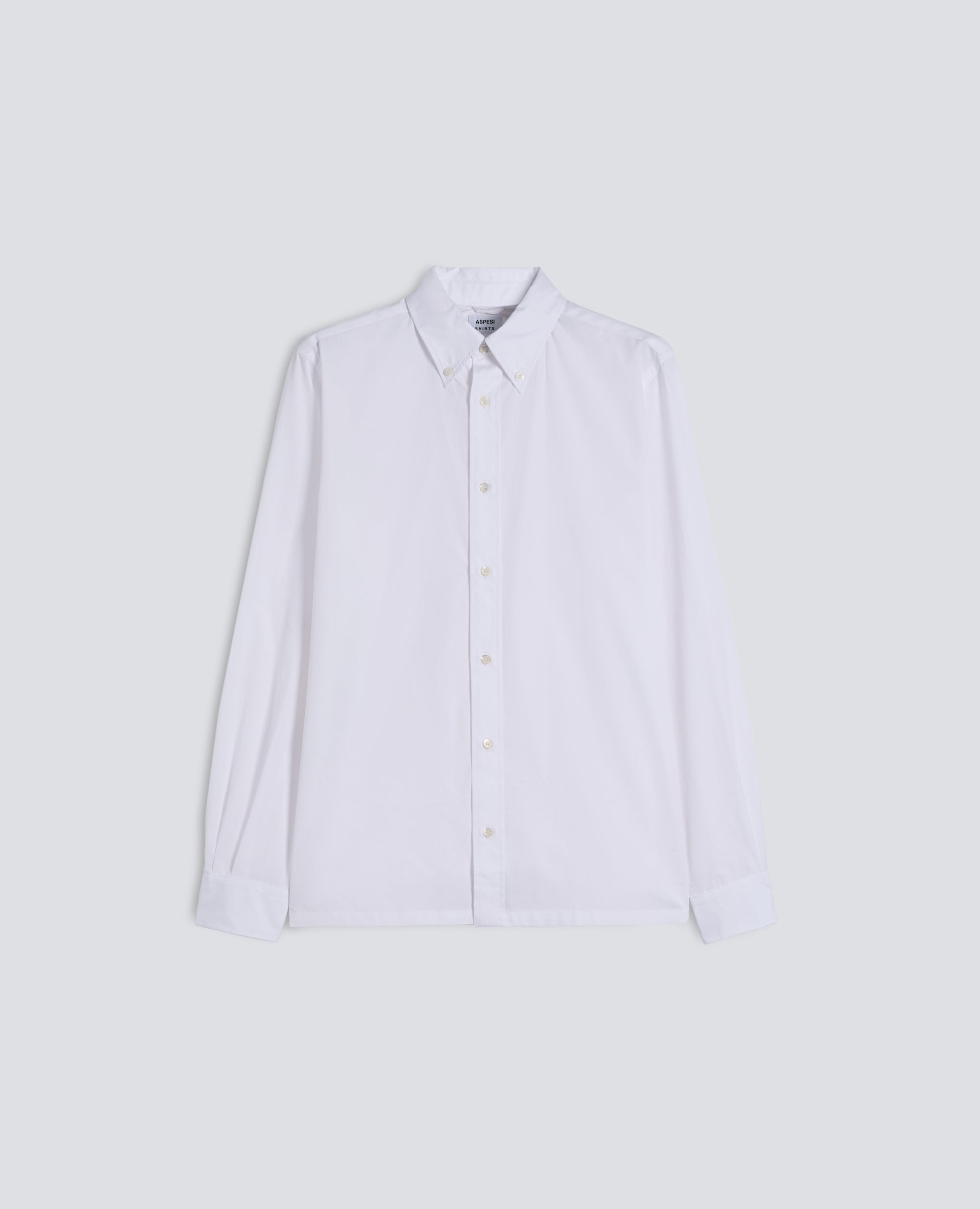 CAMICIA IN POPELINE DI COTONE BOX CUT - BIANCO - ASPESI