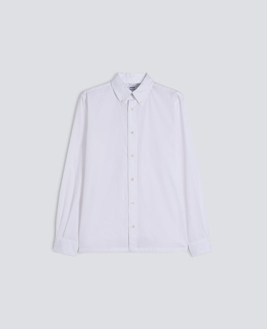 CAMICIA IN POPELINE DI COTONE BOX CUT - BIANCO - ASPESI