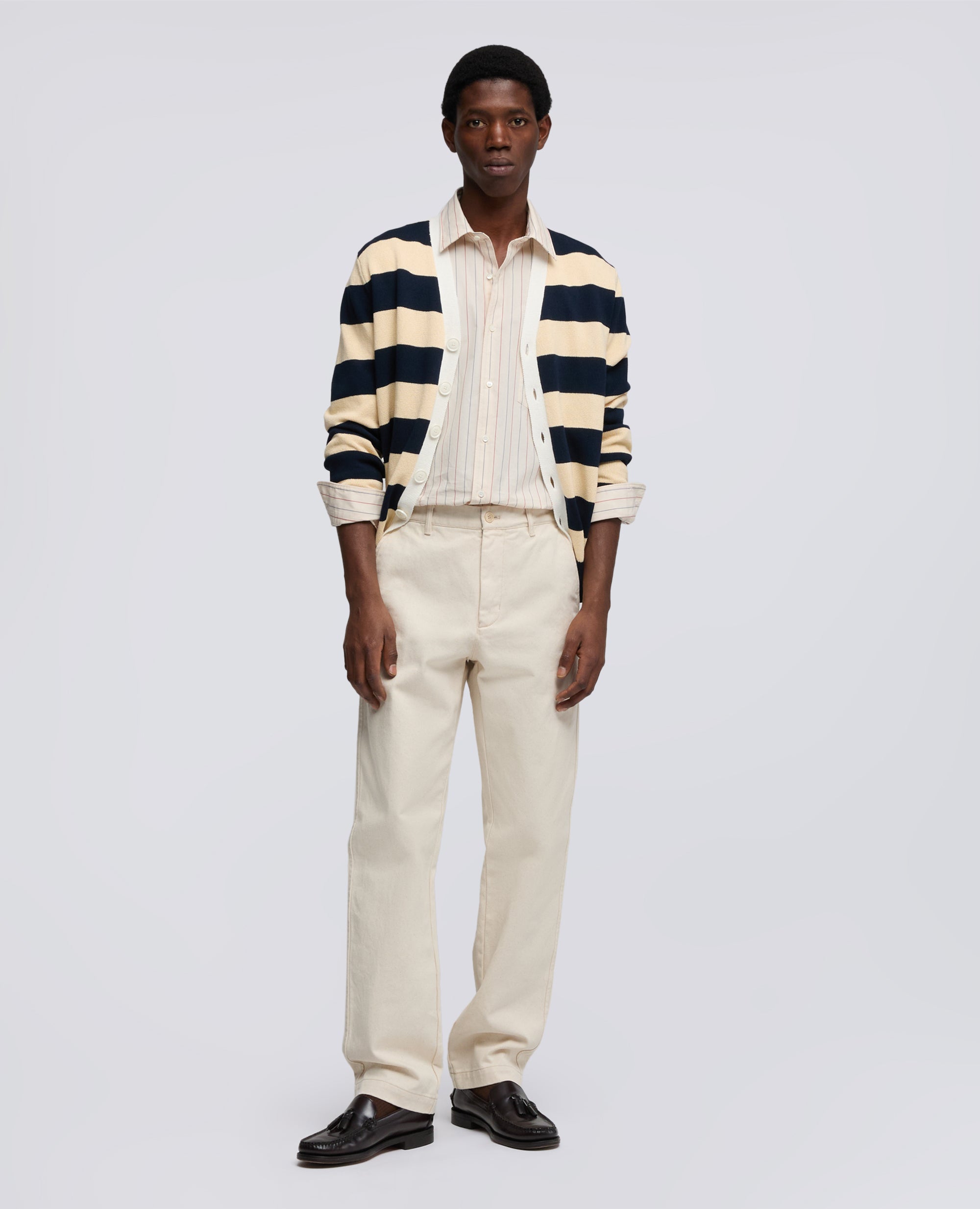 CAMICIA CLASSICA IN POPELINE DI COTONE CON TASCHINO - NATURALE - ASPESI