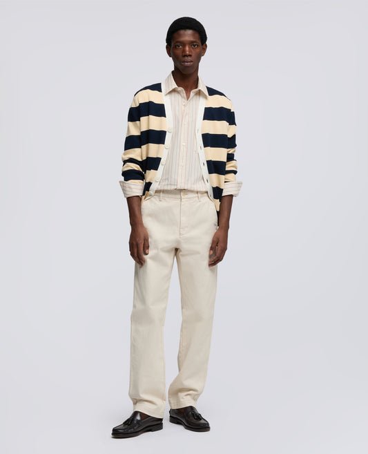 CAMICIA CLASSICA IN POPELINE DI COTONE CON TASCHINO - NATURALE - ASPESI