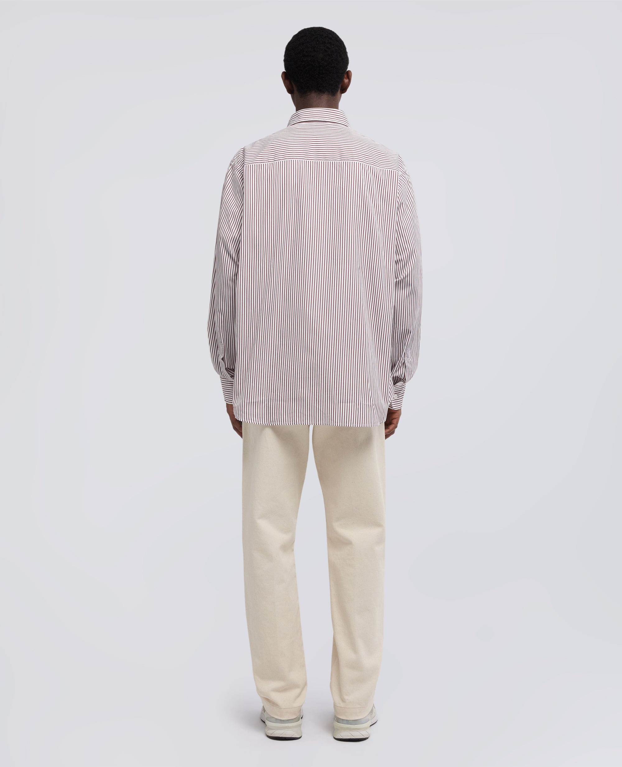 JAPANISCHES BAUMWOLLE-CHAMBRAY-HEMD - ROSSO - ASPESI