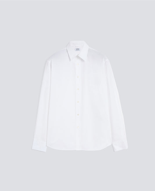 CAMICIA FRED IN POPELINE DI COTONE - BIANCO - ASPESI