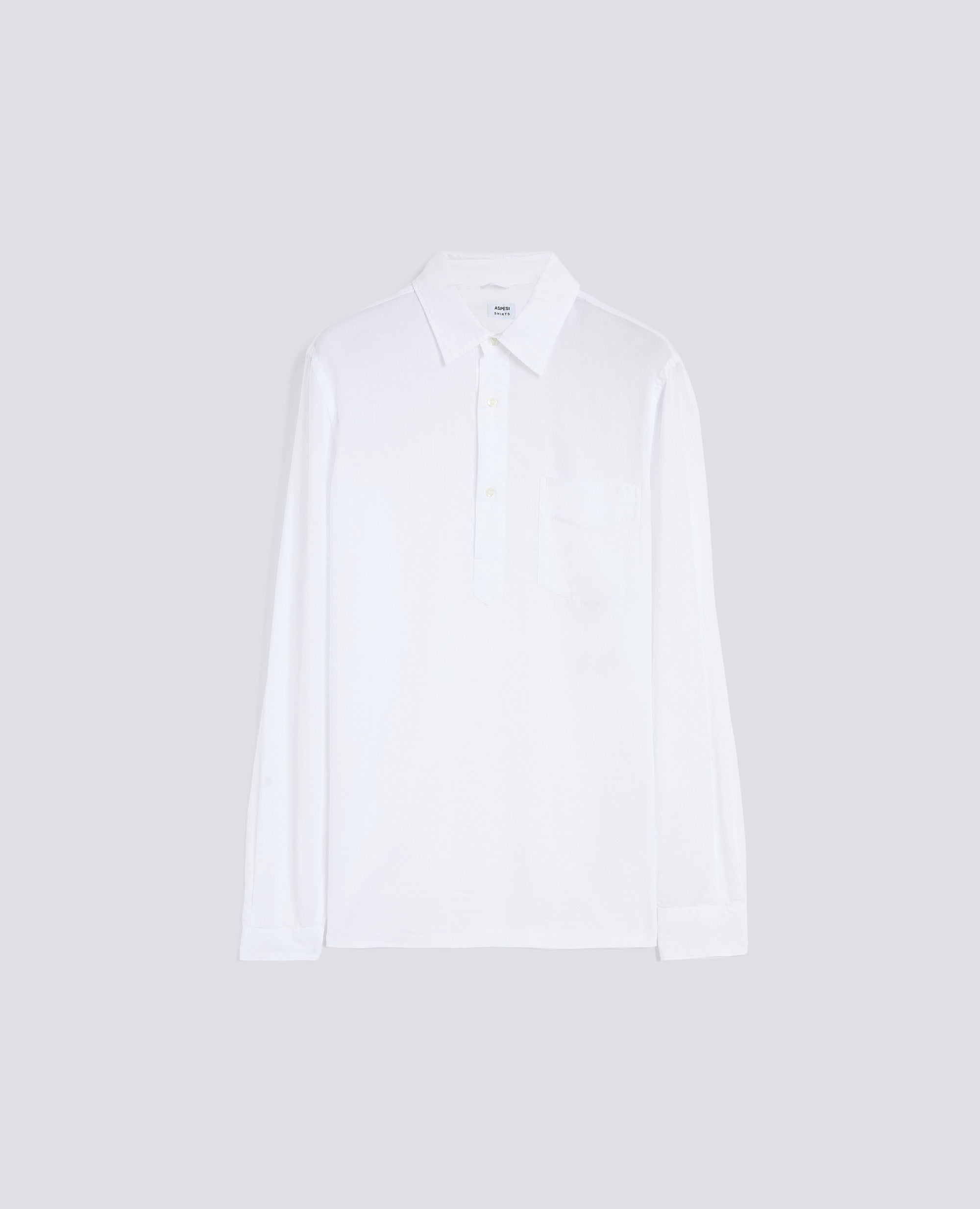 CAMICIA DOPPIA IN VOILE DI COTONE - BIANCO - ASPESI