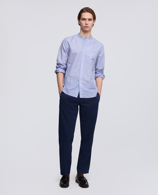 CAMICIA IN COTONE-LINO RIGATA COREANA - MULTICOLOR - ASPESI