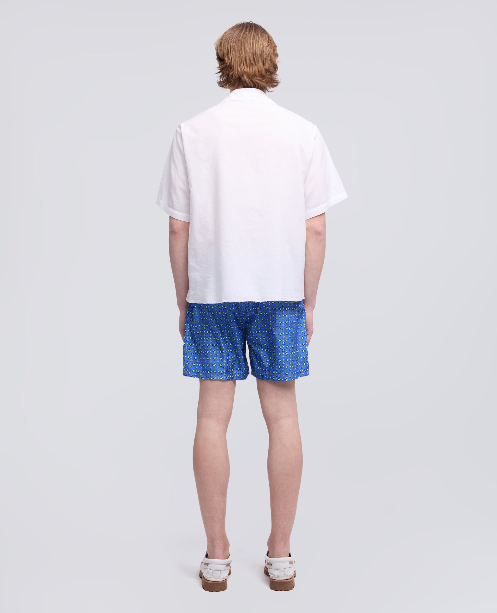 CAMICIA BOWLING IN VOILE DI COTONE - BIANCO - ASPESI