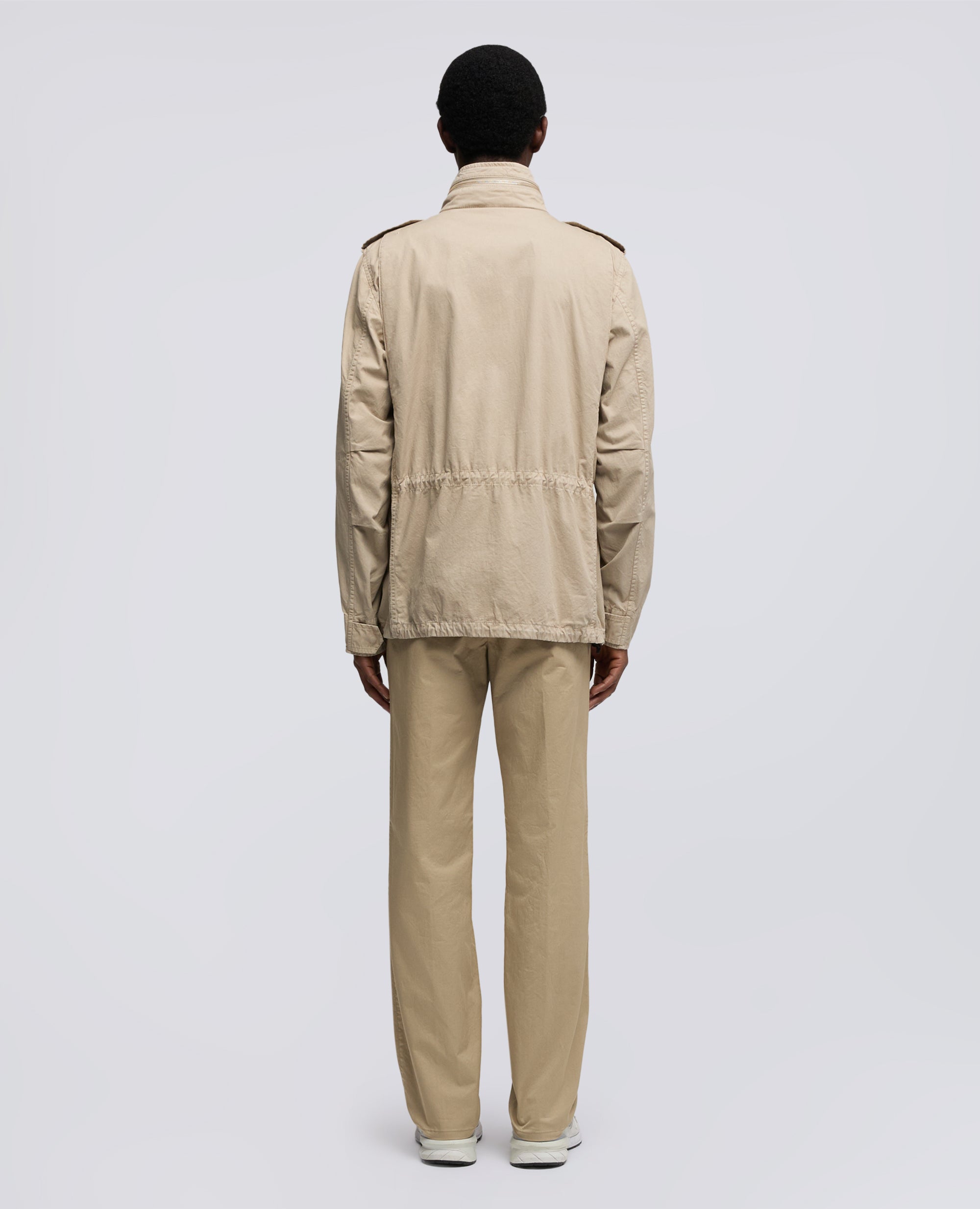 VESTE DE CAMPAGNE MINI VENTO EN GABARDINE EN COTON - BEIGE - ASPESI