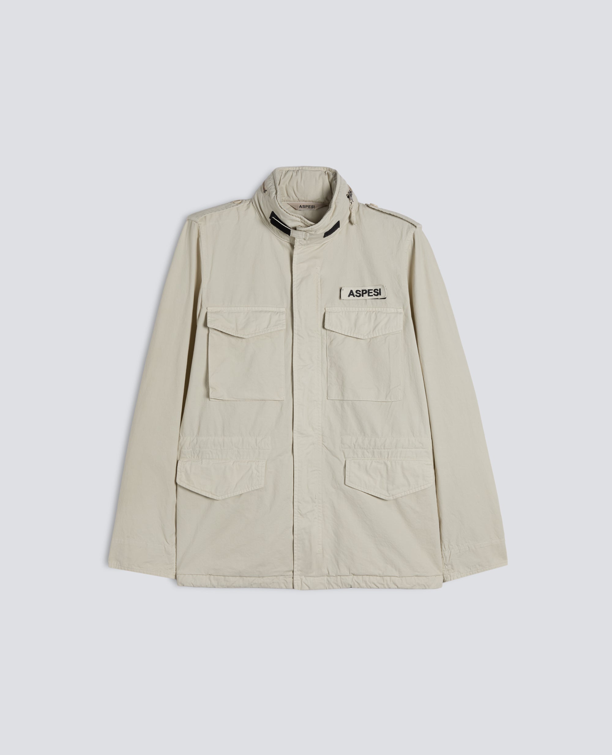 GIUBBOTTO MINI FIELD VENTO IN GABARDINA DI COTONE - BEIGE - ASPESI