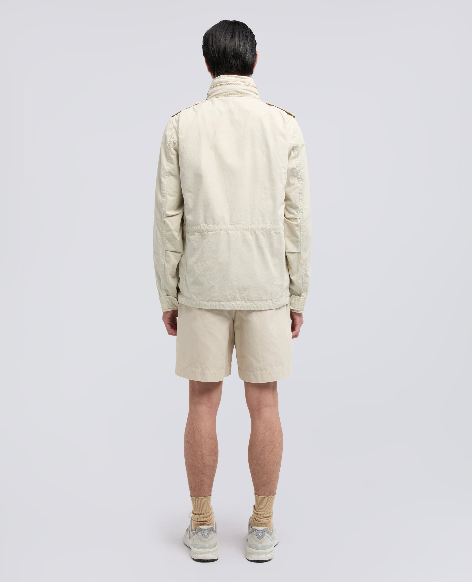 GIUBBOTTO MINI FIELD VENTO IN GABARDINA DI COTONE - BEIGE - ASPESI