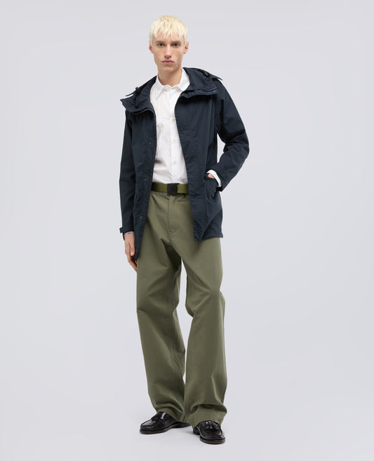 PARKA IN POPELINE DI COTONE E NYLON STRETCH - BLU - ASPESI
