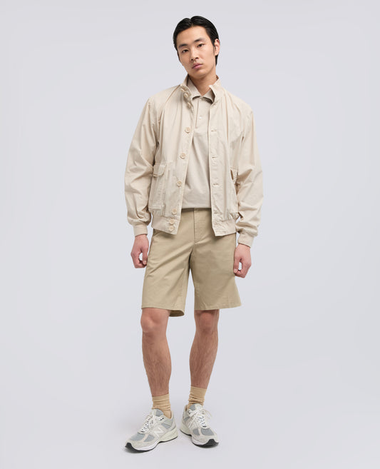 GIUBBOTTO IN TELA DI COTONE TINTO CAPO - BEIGE - ASPESI