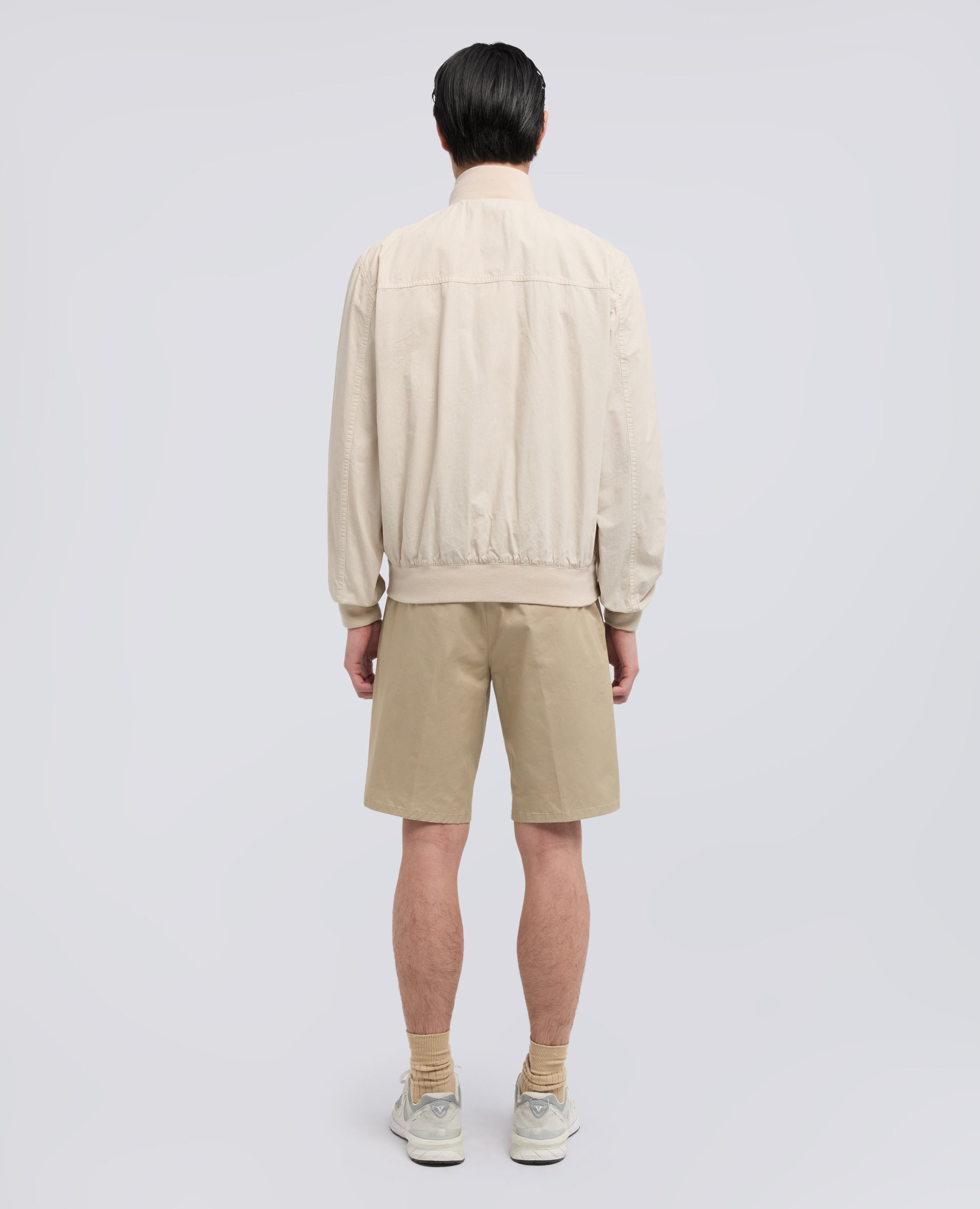 GIUBBOTTO IN TELA DI COTONE TINTO CAPO - BEIGE - ASPESI