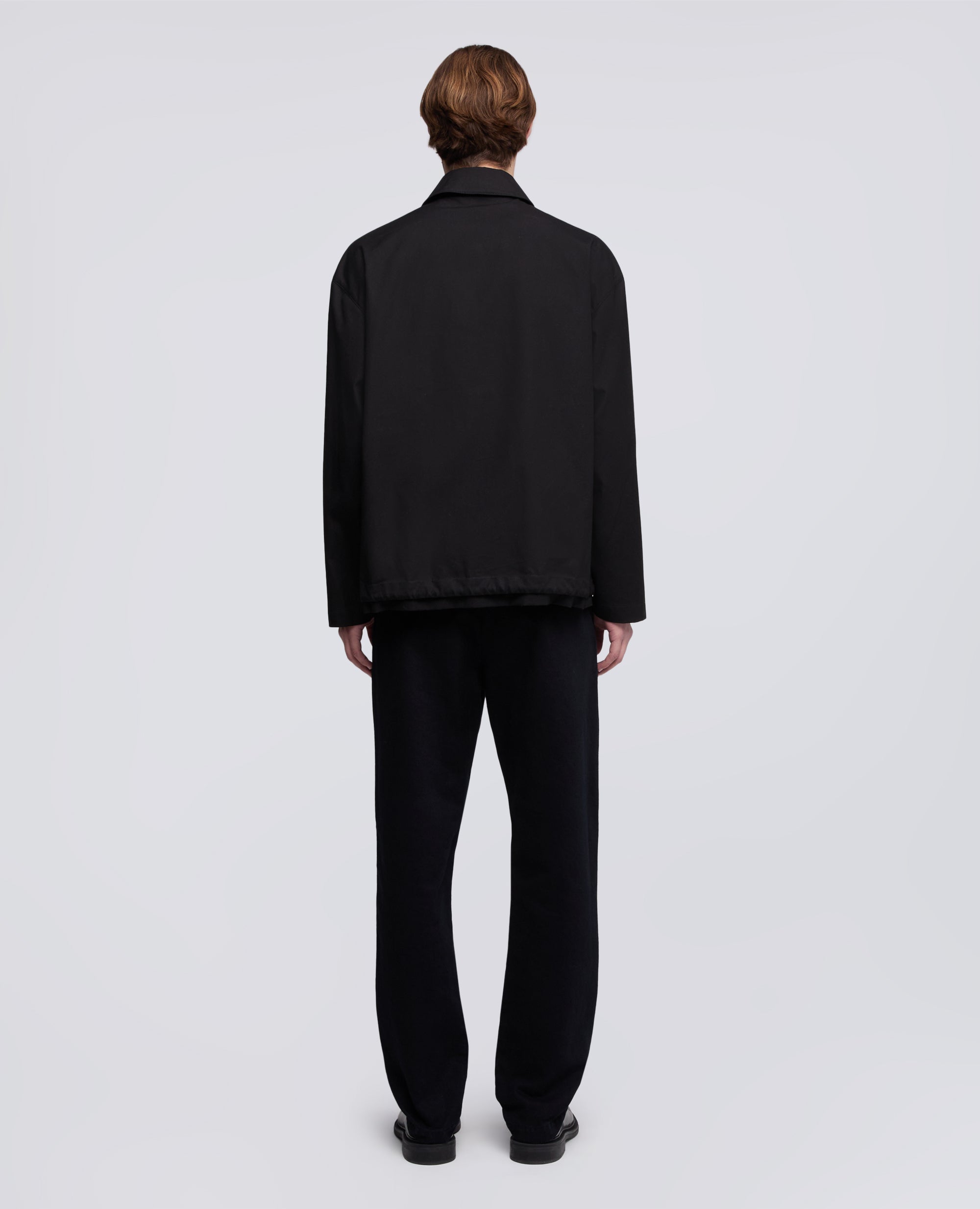 GIUBBOTTO IN COTONE DRY WAX - NERO - ASPESI