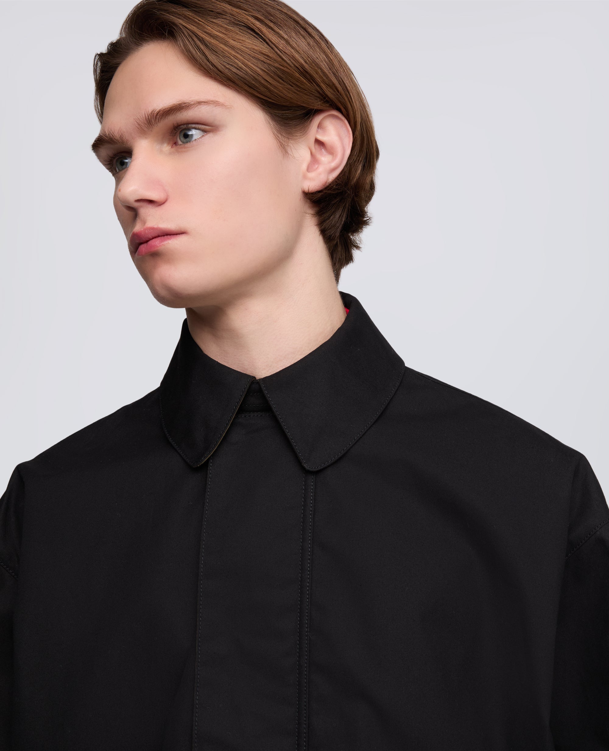 GIUBBOTTO IN COTONE DRY WAX - NERO - ASPESI