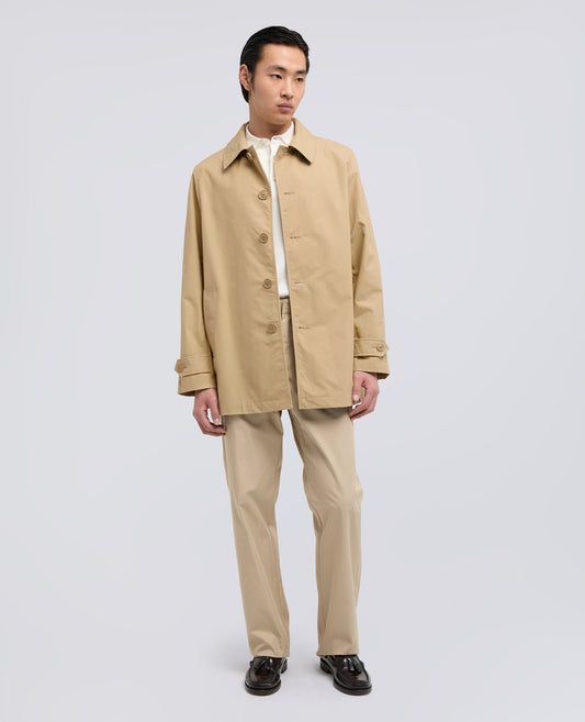 IMPERMEABILE IN COTONE DRY WAX - BEIGE - ASPESI