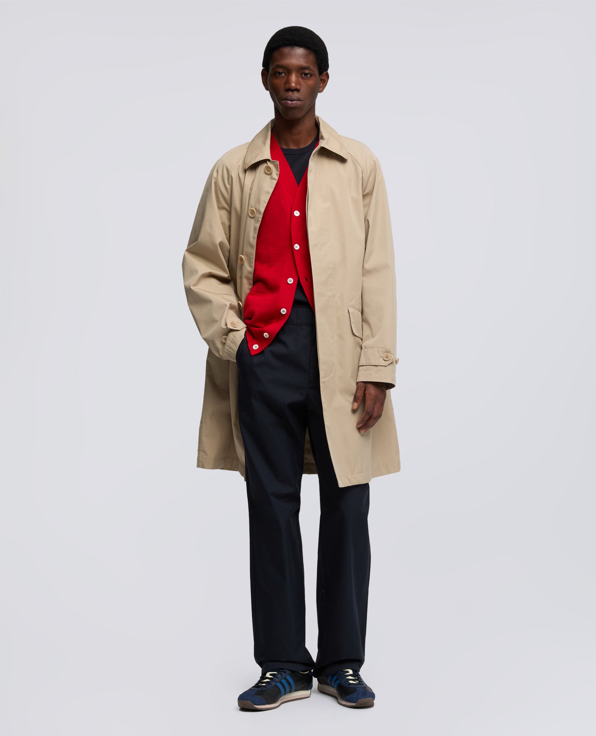 IMPERMEABILE IN TWILL DI COTONE E POLIAMMIDE - BEIGE - ASPESI