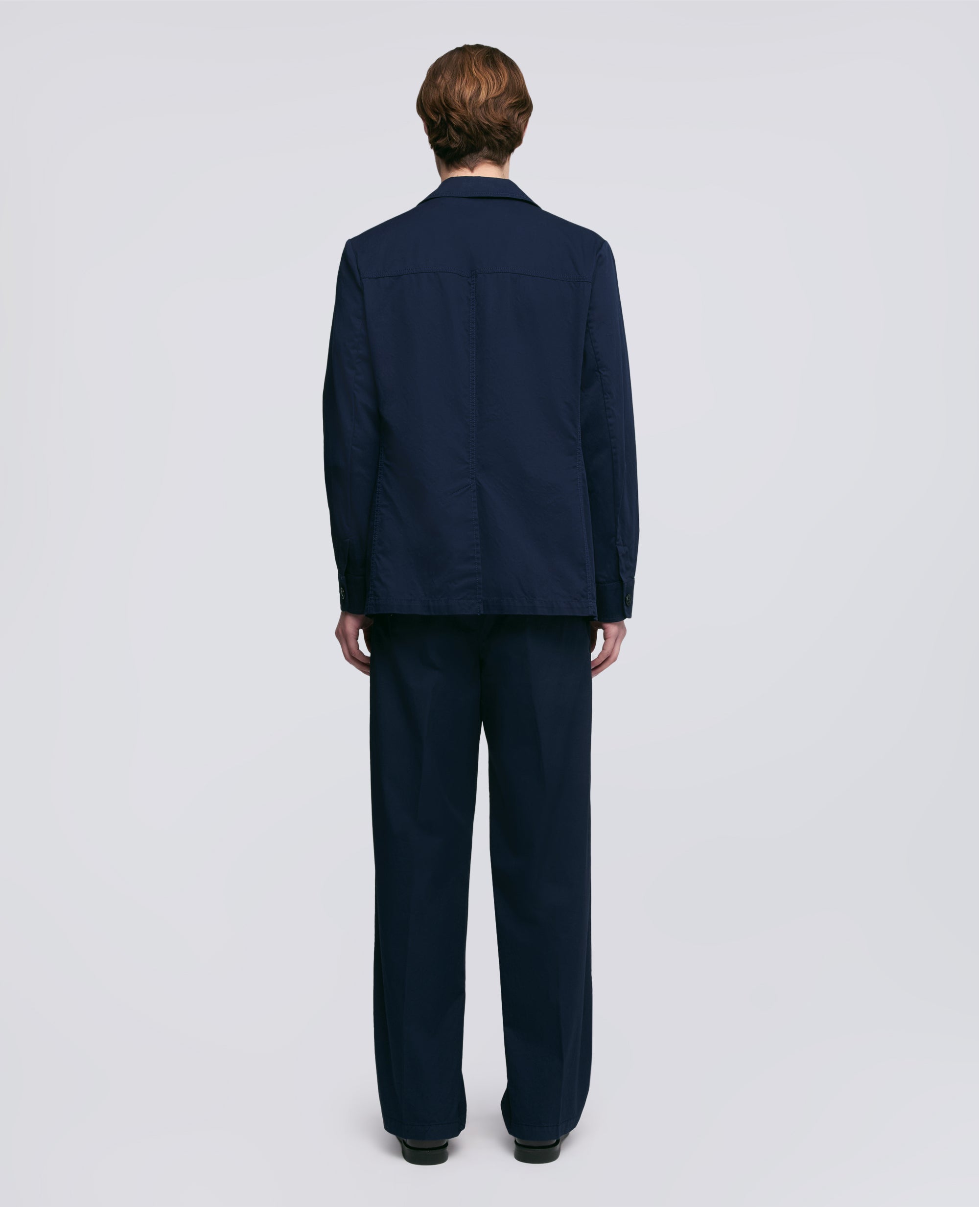 GIACCA LAOS IN COTONE EXTRA FINE - BLU - ASPESI