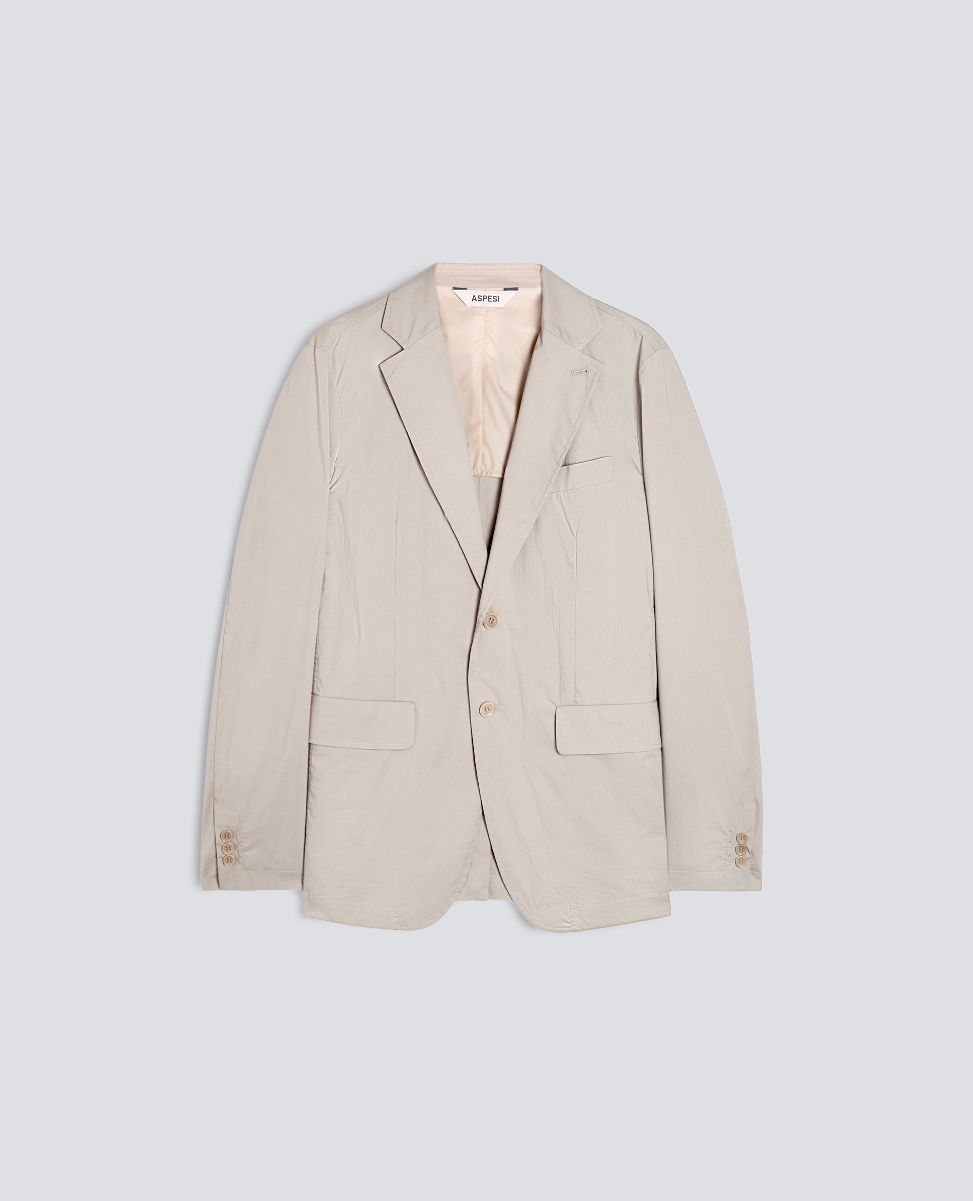 BLAZER IN POPELINE COTONE-NYLON COMFORT - BEIGE - ASPESI