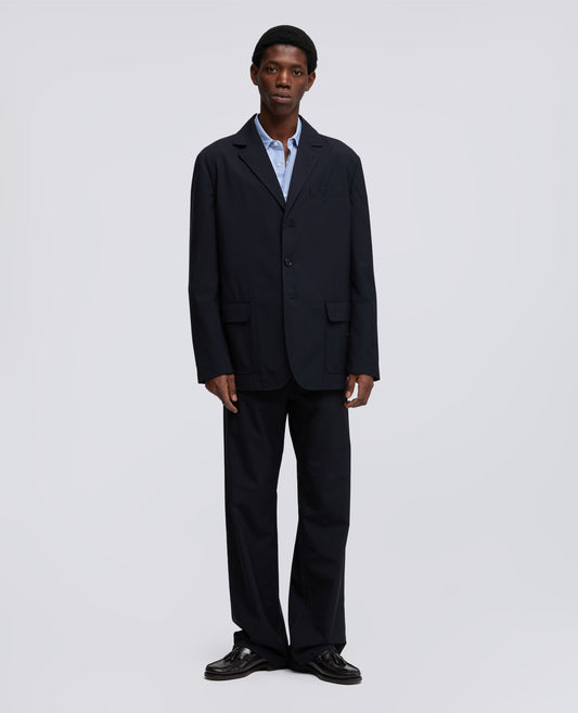 BLAZER IN LANA-POLIESTERE COMFORT - BLU - ASPESI