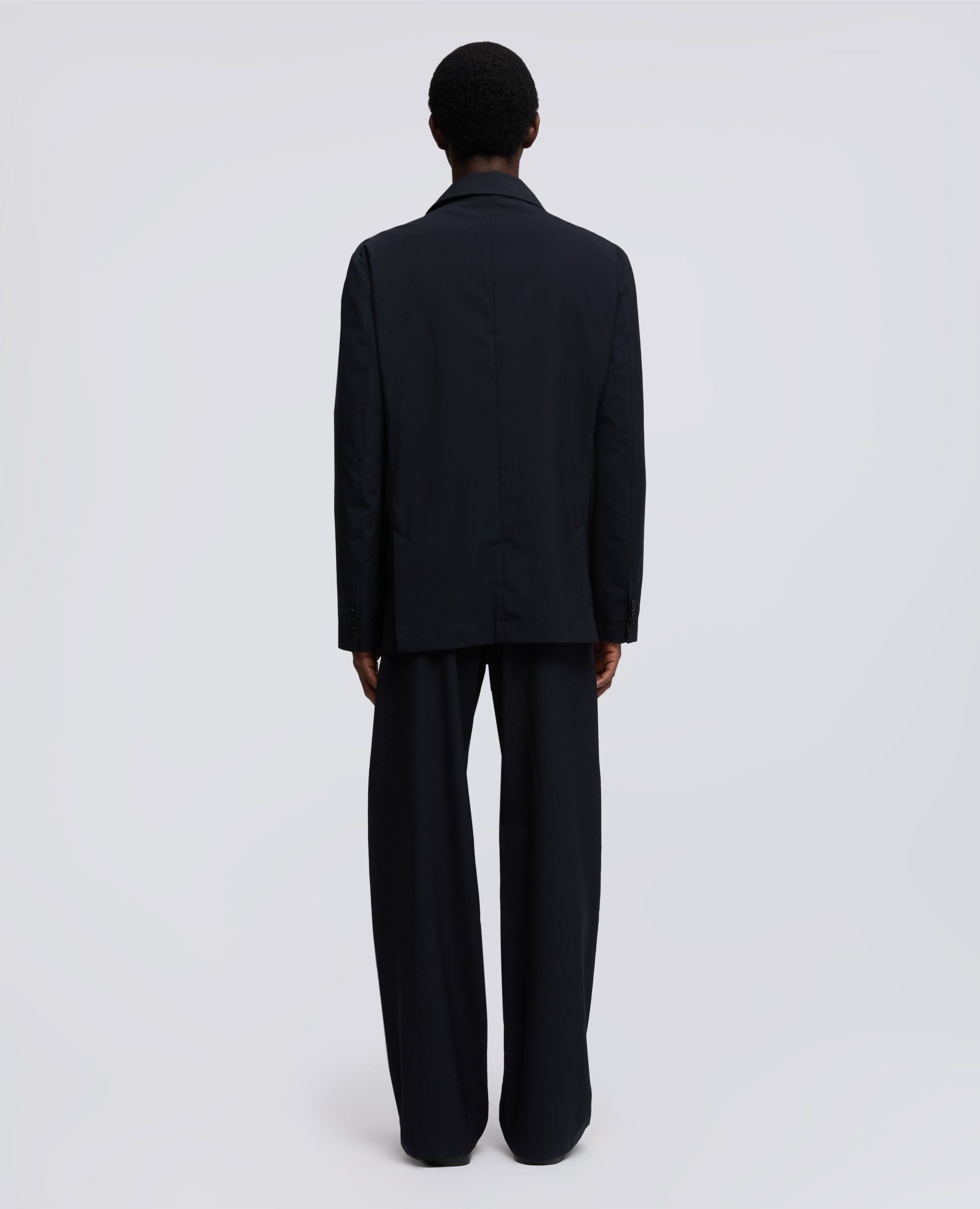 BLAZER IN LANA-POLIESTERE COMFORT - BLU - ASPESI
