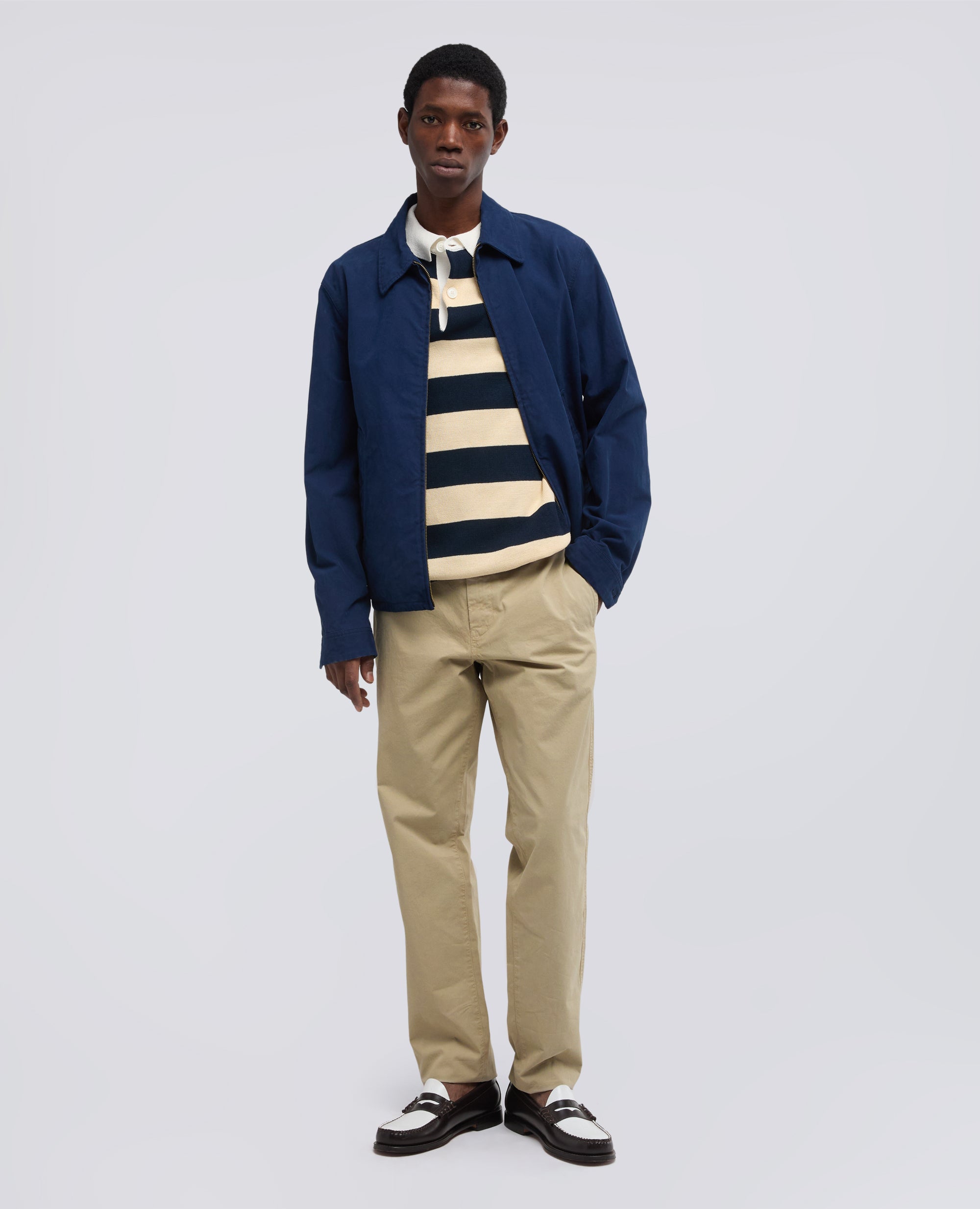 PANTALONE CHINO IN GABARDINA DI COTONE - BEIGE - ASPESI